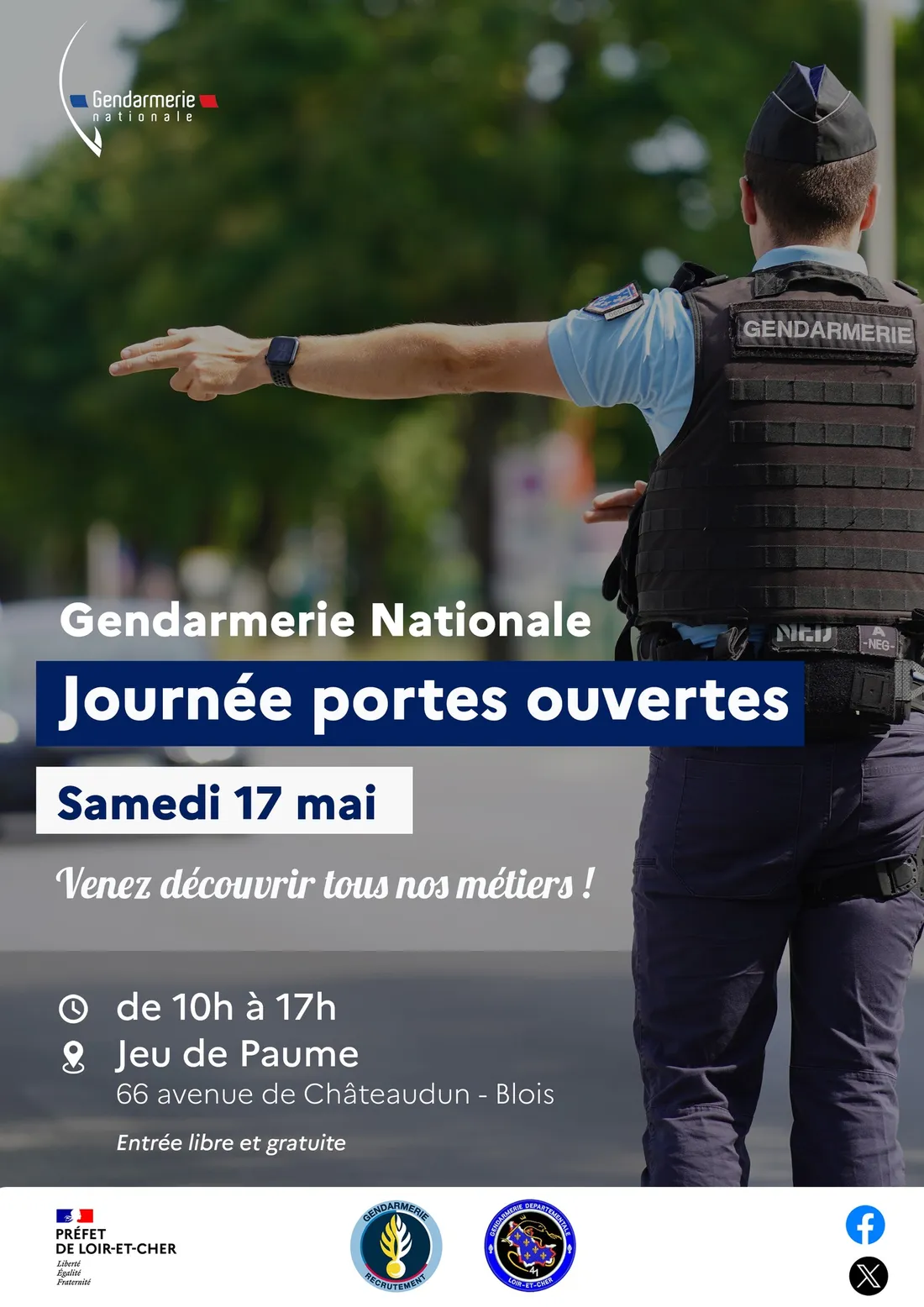 BLOIS (41) - Les métiers de la gendarmerie