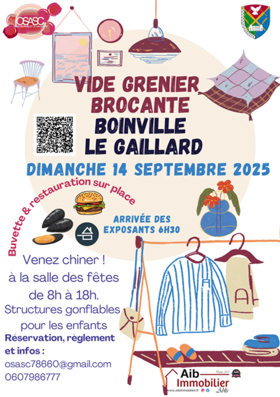 BOINVILLE-LE-GAILLARD (78) - Vide-greniers de l'OSASC