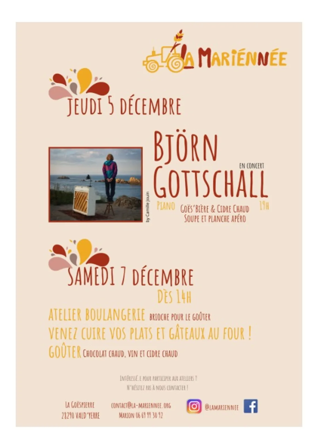 BOISGASSON - Concert de Björn Gottschall
