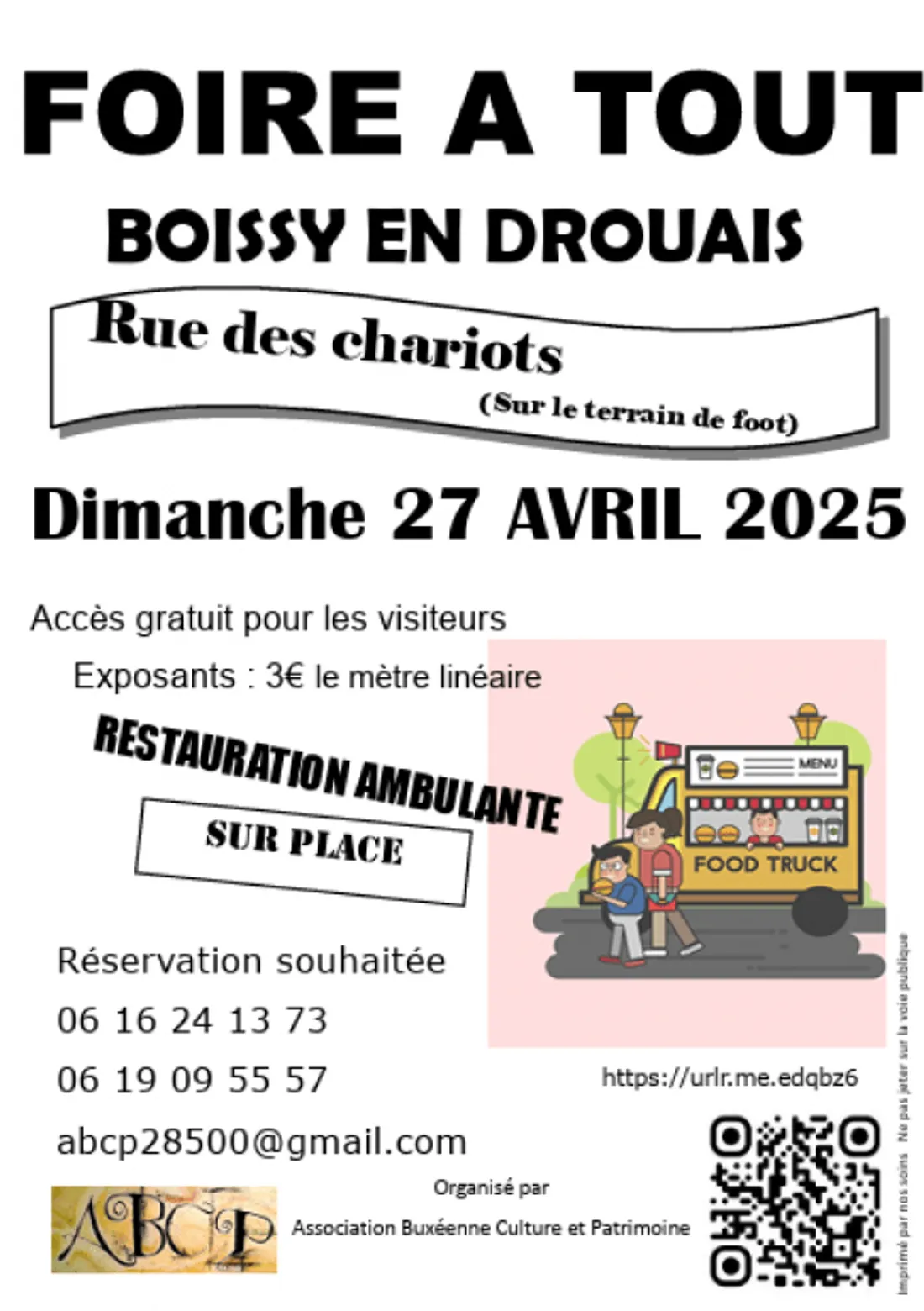 BOISSY-EN-DROUAIS - Foire à tout de l'ABCP