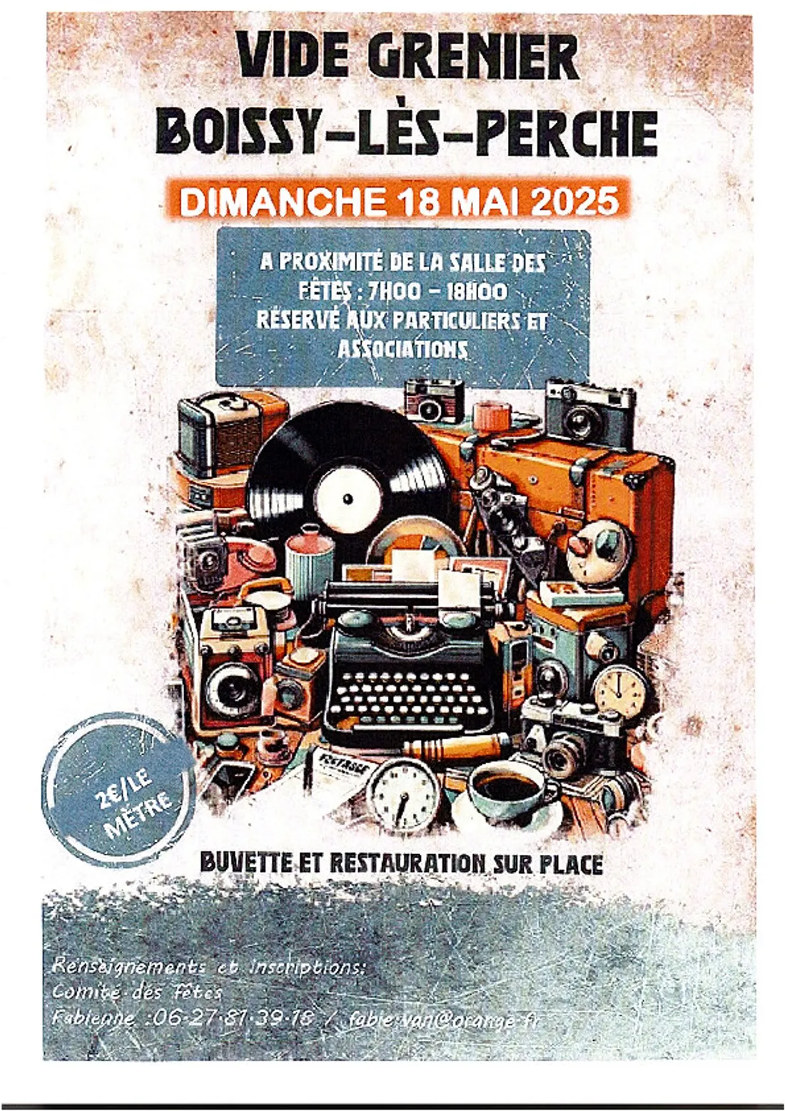 BOISSY-LES-PERCHE - Vide-greniers du comité des fêtes