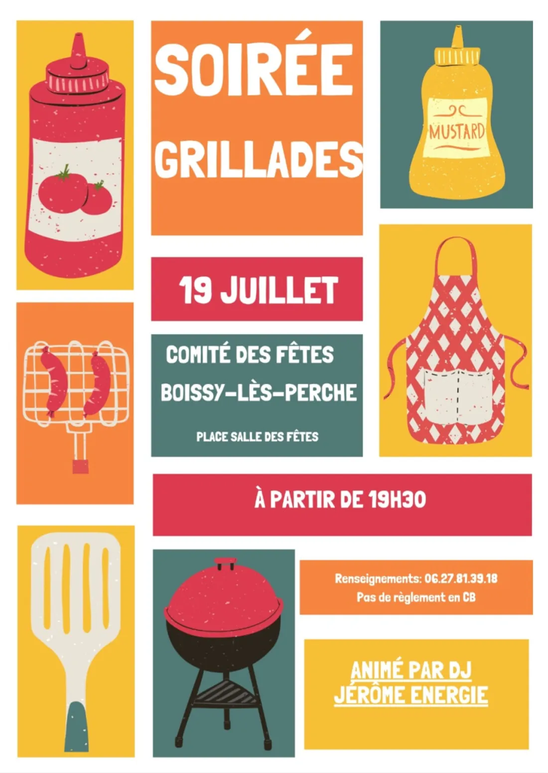 BOISSY-LES-PERCHE - Soirée grillades