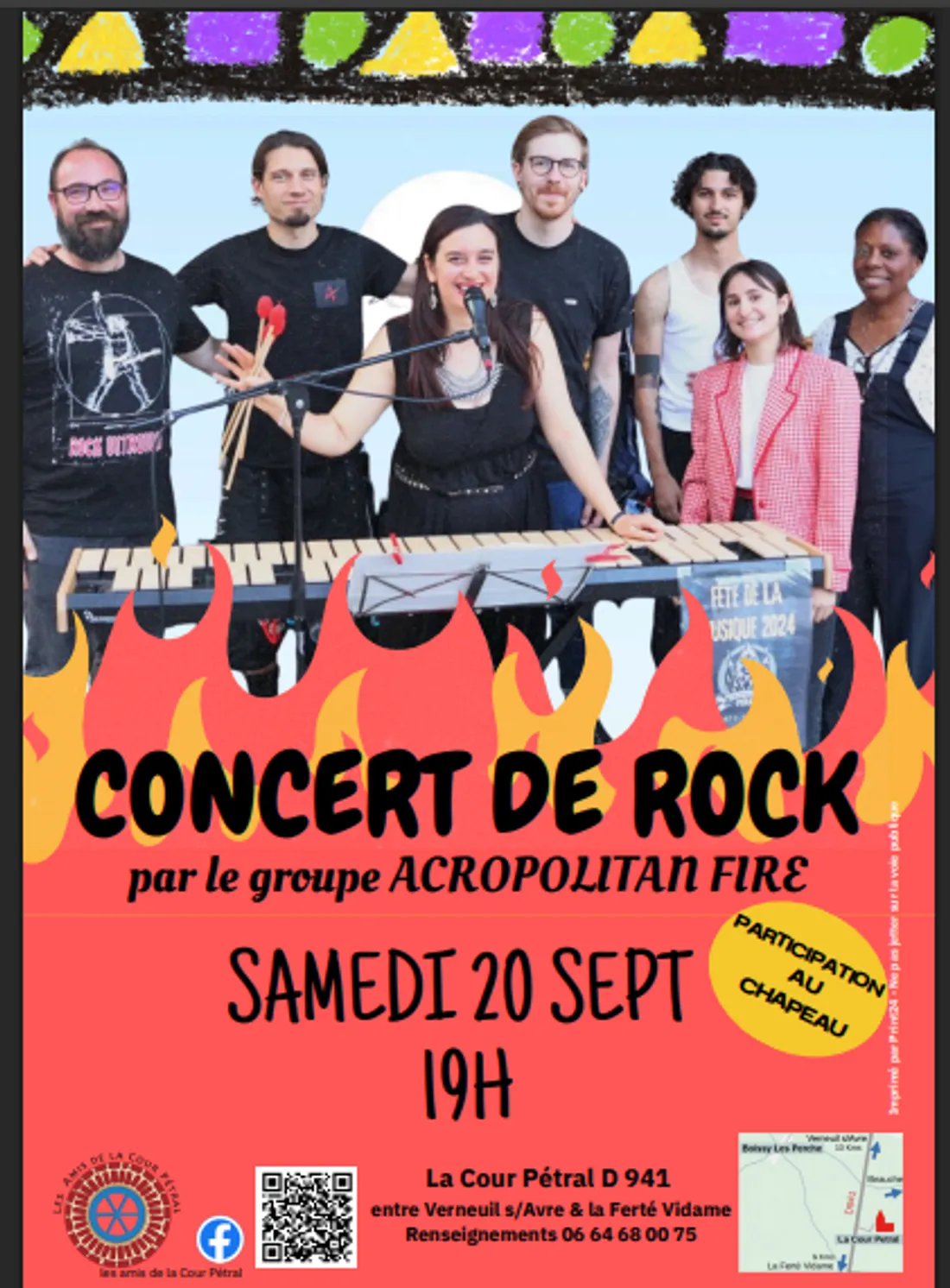 BOISSY-LES-PERCHE - Concert rock : Acropolitan Fire