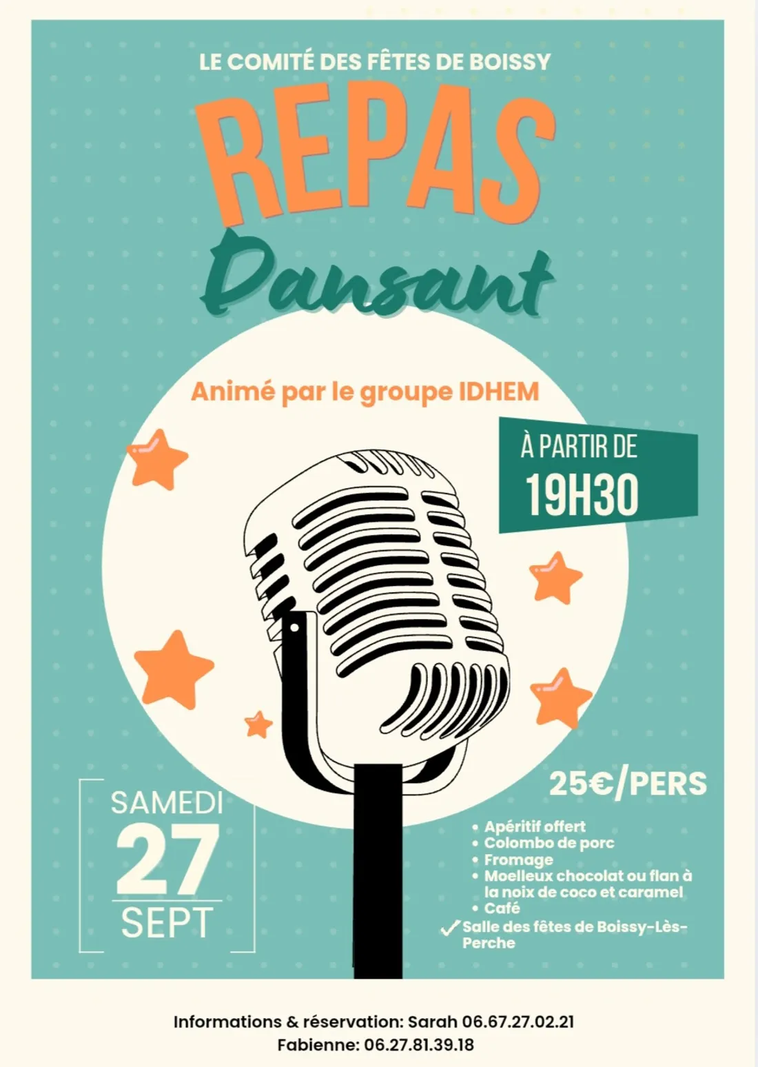 BOISSY-LES-PERCHE - Repas dansant du comité des fêtes
