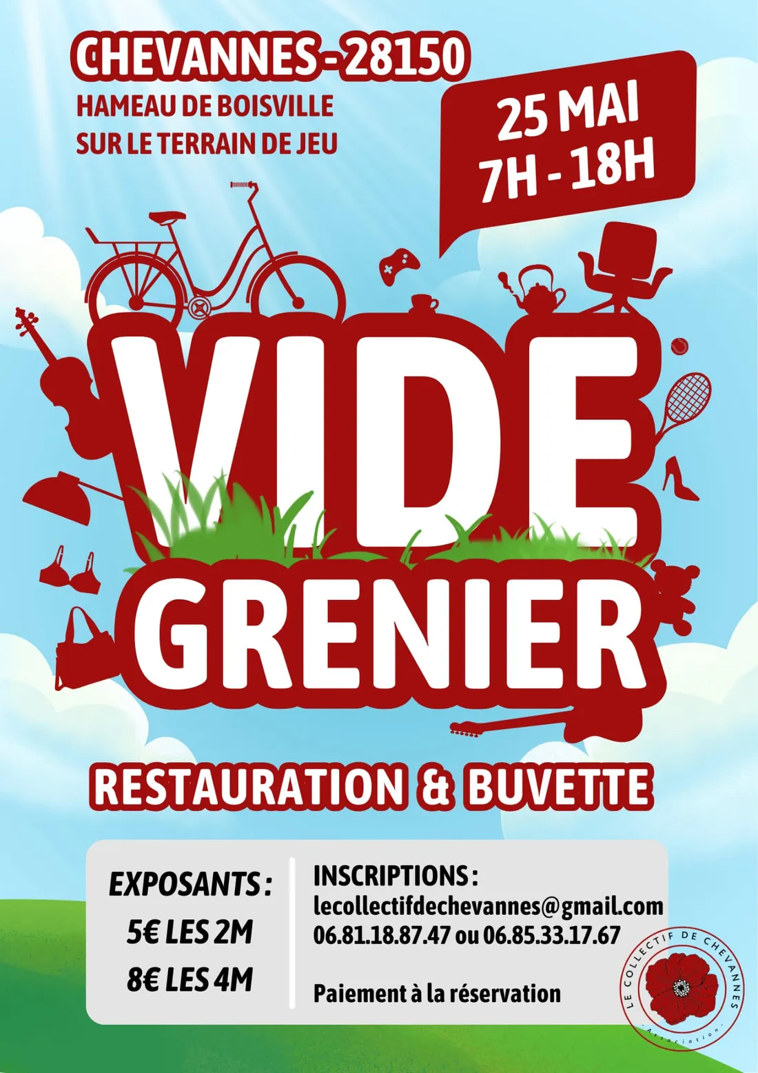 BOISVILLE-LA-SAINT-PÈRE - Vide-greniers à Chevannes