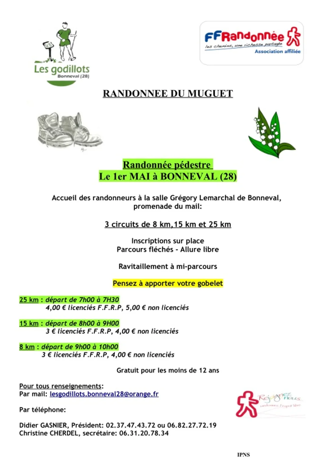 BONNEVAL - Rando du muguet