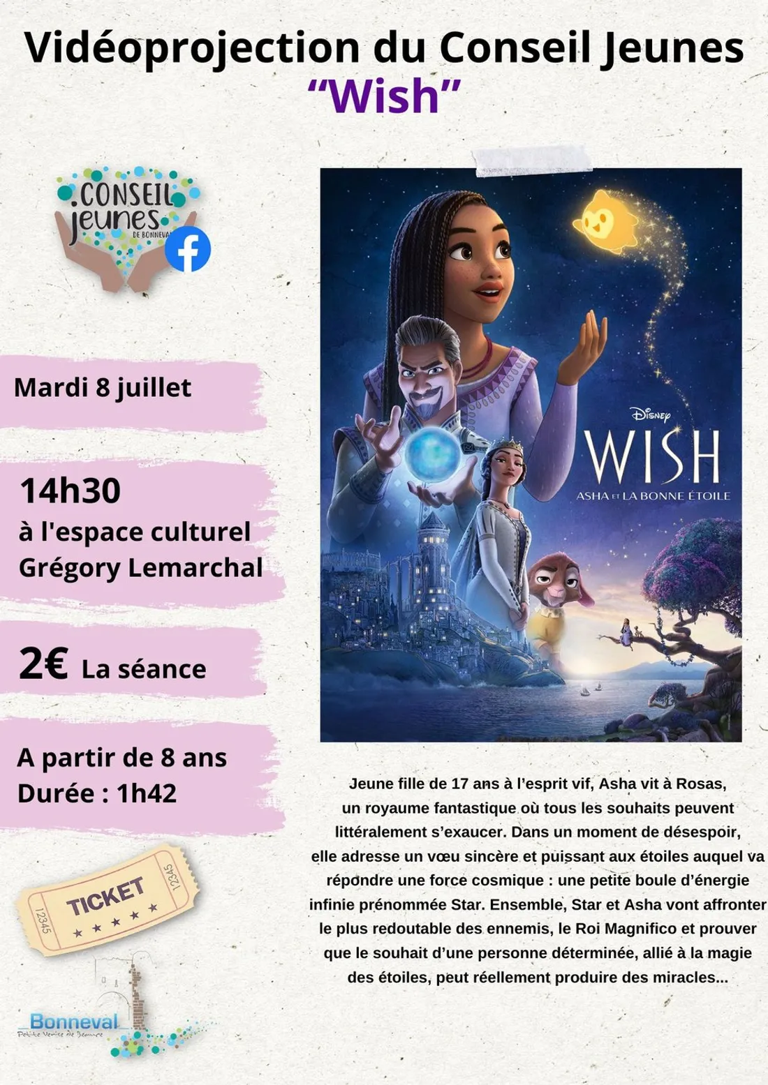 BONNEVAL - Vidéoprojection « Wish