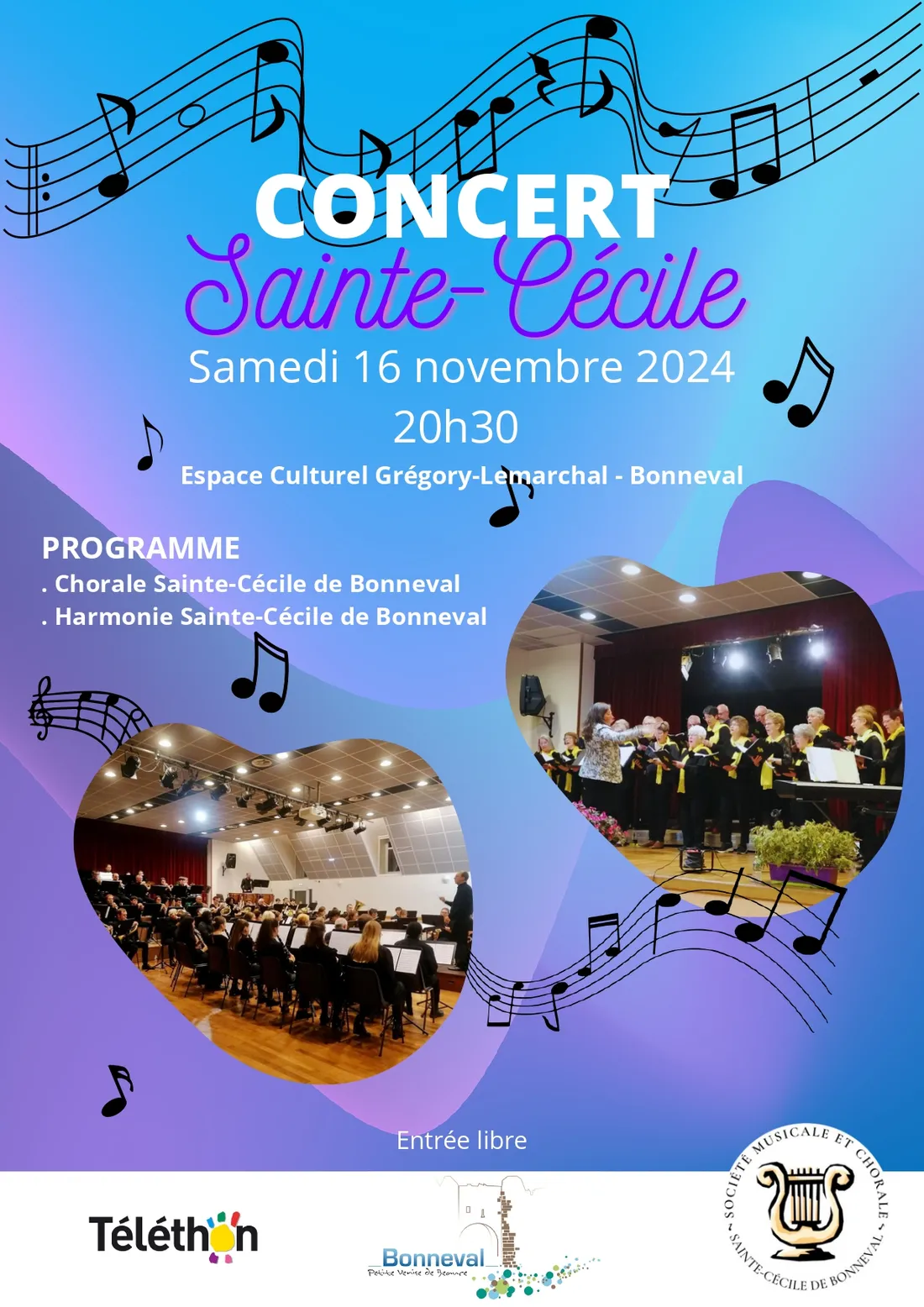 BONNEVAL - Concert de Sainte-Cécile