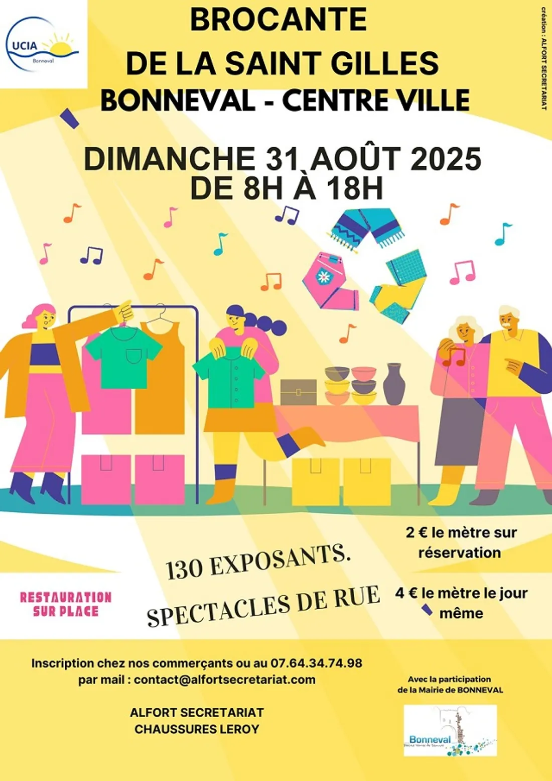 BONNEVAL - Brocante de la Saint-Gilles