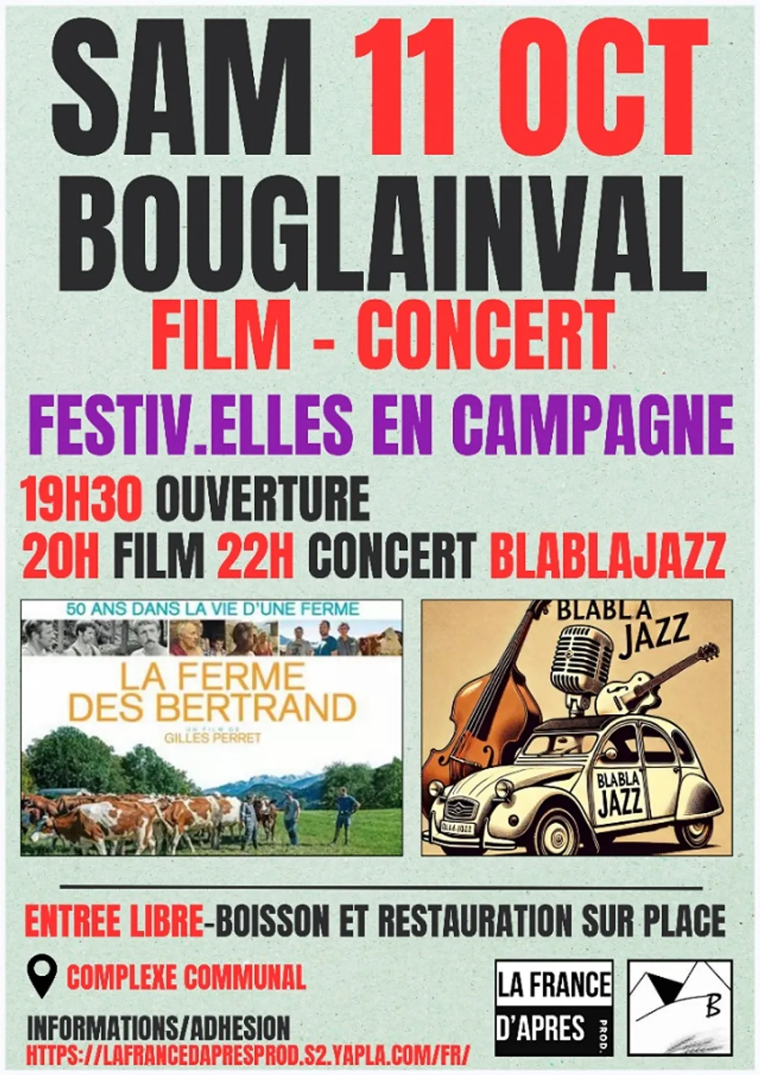 BOUGLAINVAL - Soirée Festiv.elles