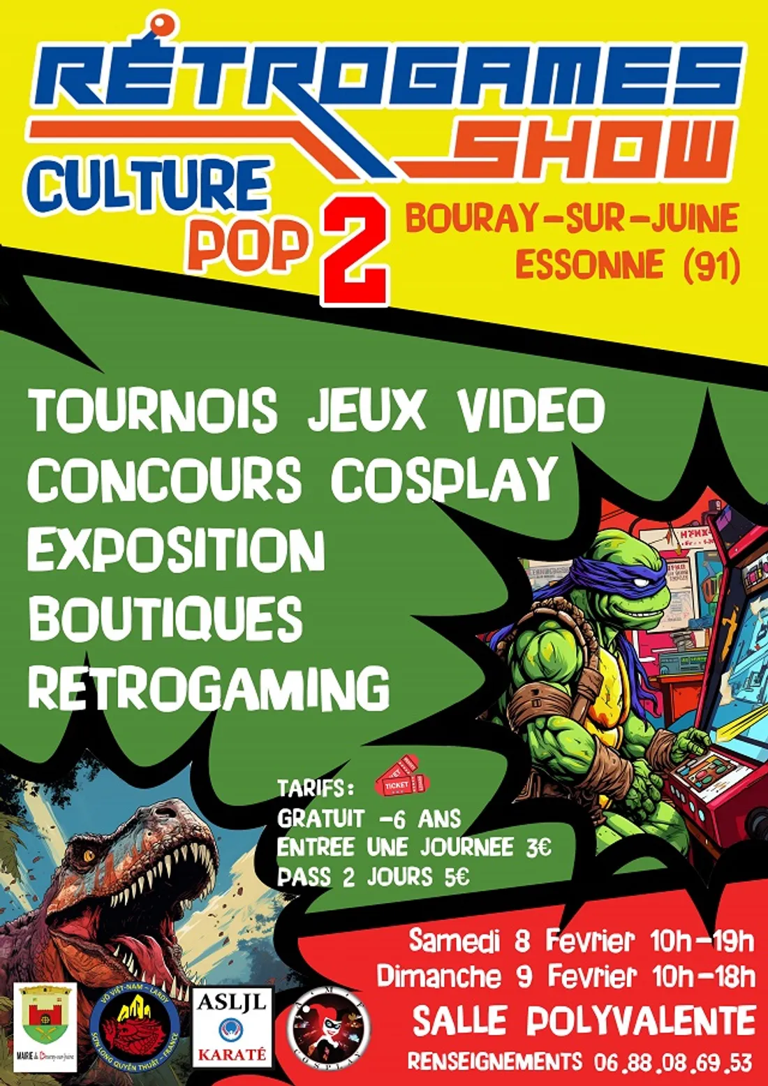BOURAY-SUR-JUINE (91) - Rétrogames show