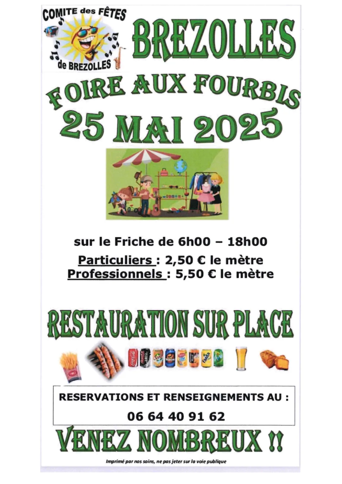 BREZOLLES - Foire aux fourbis du comité des fêtes