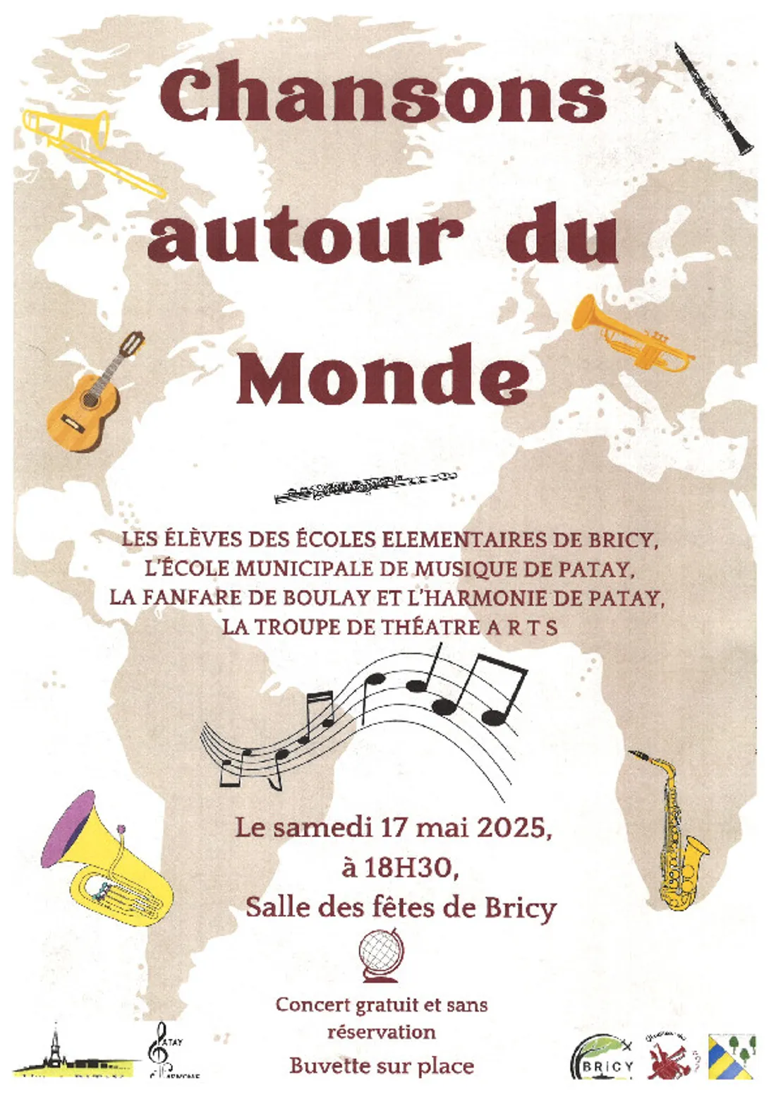 BRICY (45) - Chansons autour du monde
