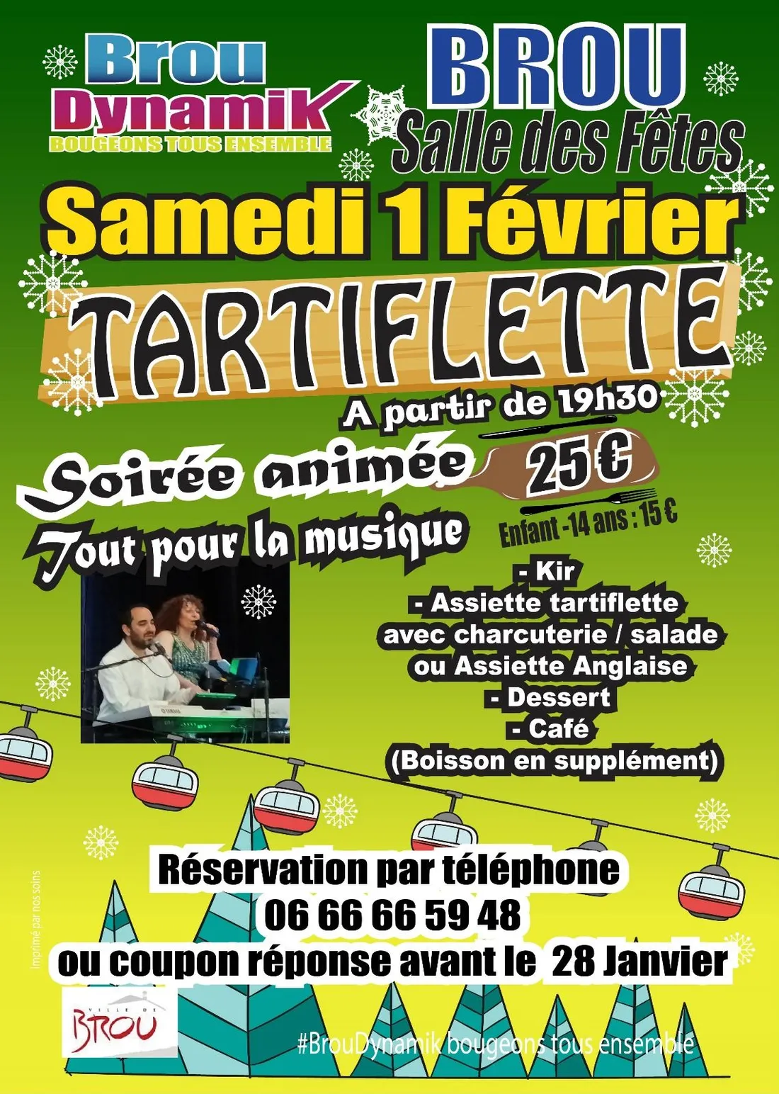 BROU - Soirée tartiflette de Brou Dynamik
