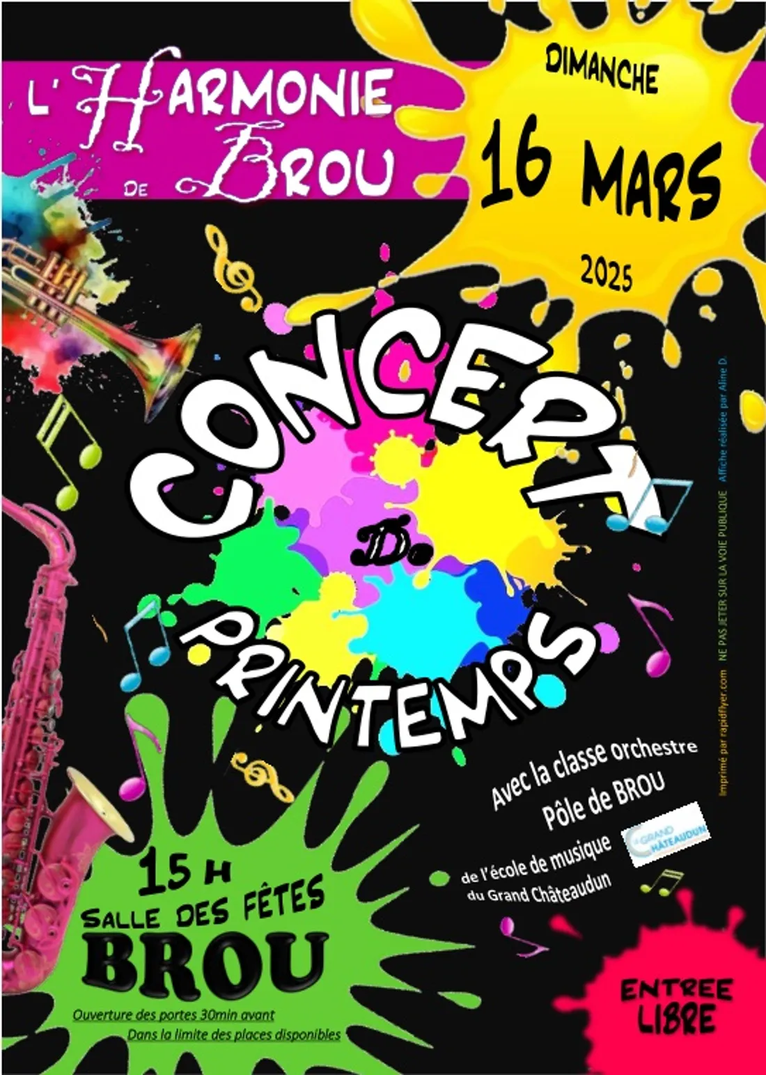 BROU - Concert de printemps de l'harmonie