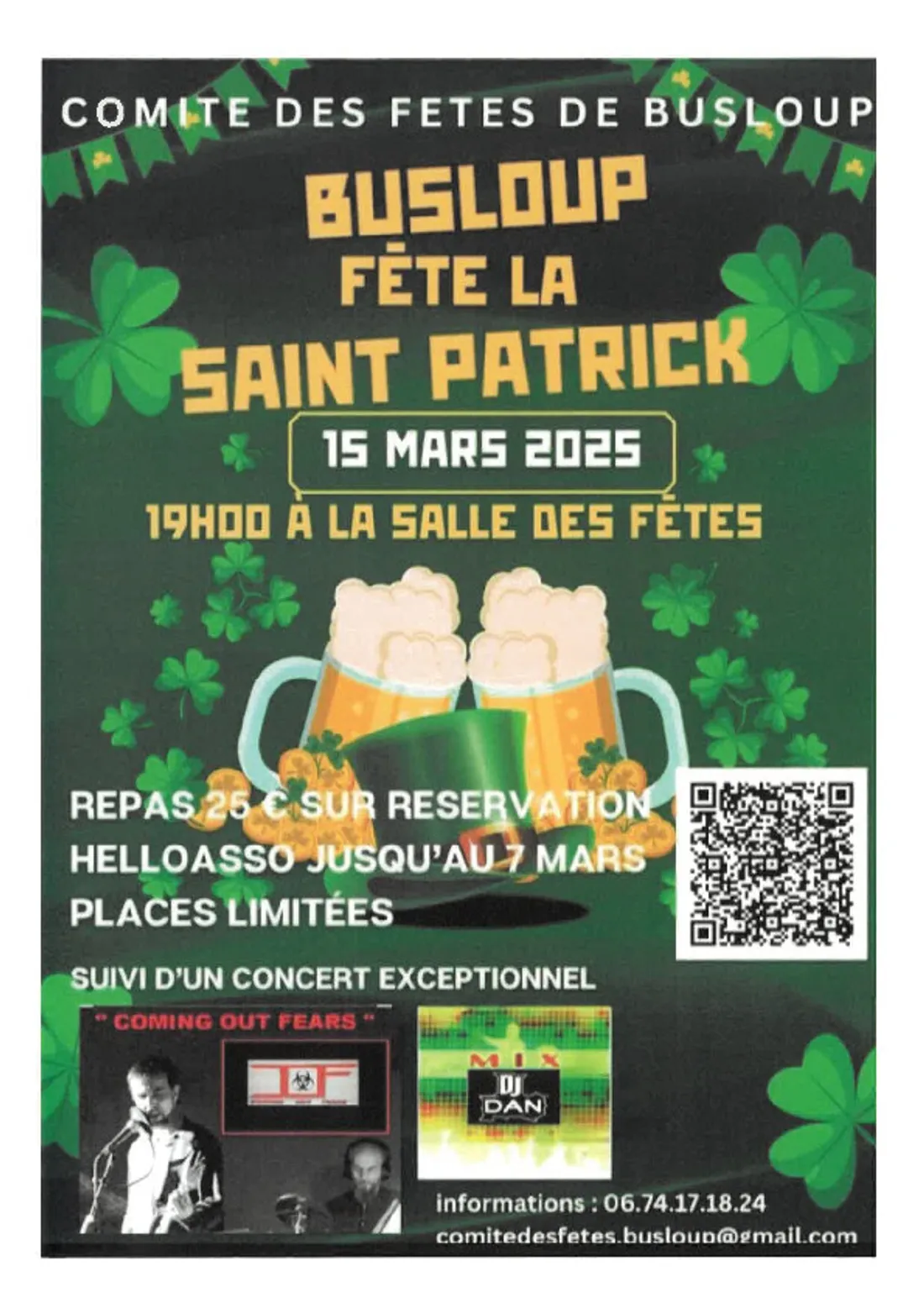 BUSLOUP (41) - Busloup fête la Saint Patrick