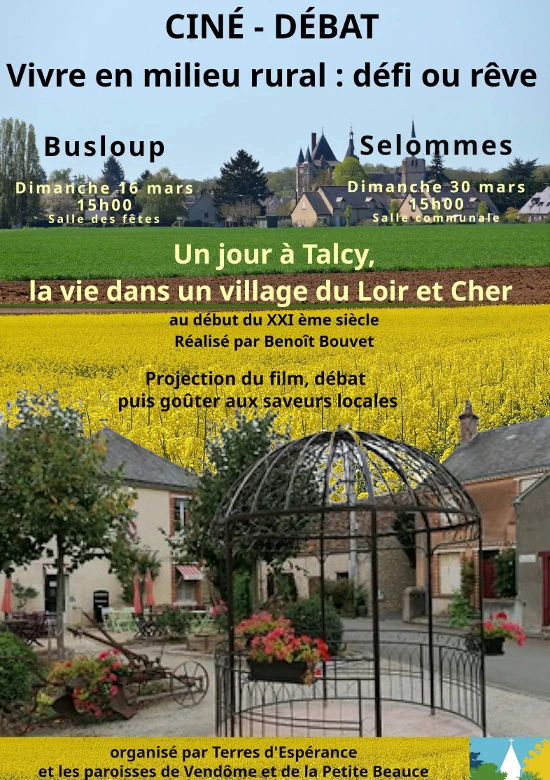 BUSLOUP (41) - Ciné Débat : Vivre en milieu rural, défi ou rêve ?