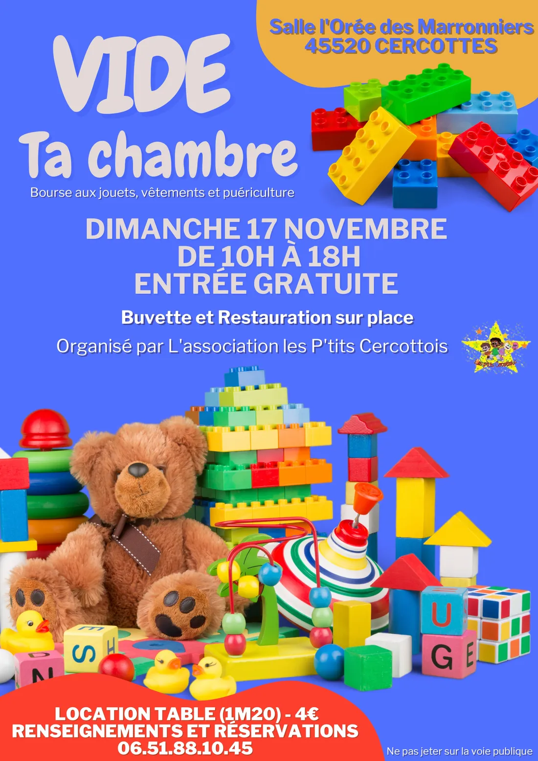 CERCOTTES (45) - Vide ta chambre