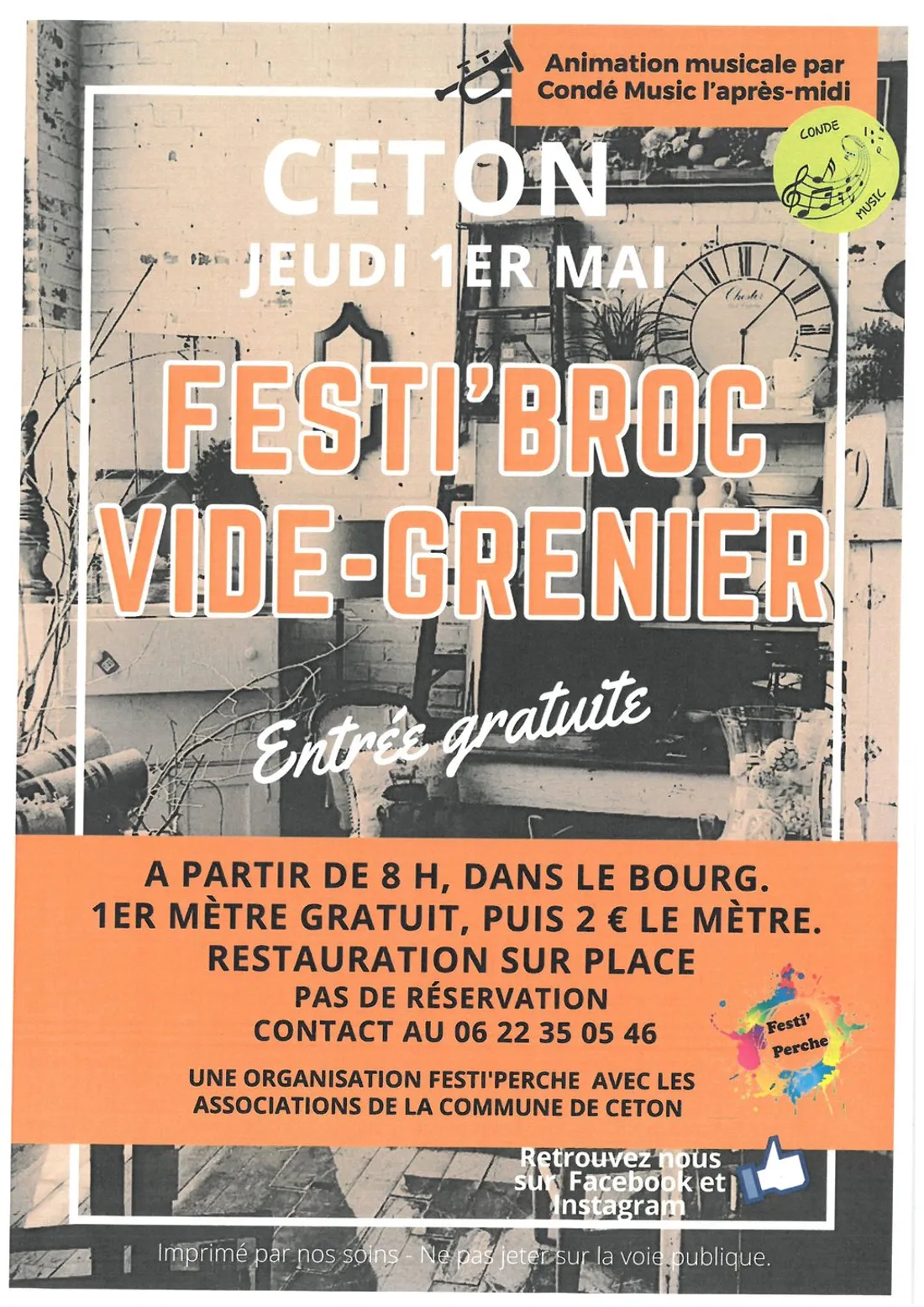 CETON (61) – Festi'Broc, vide-greniers