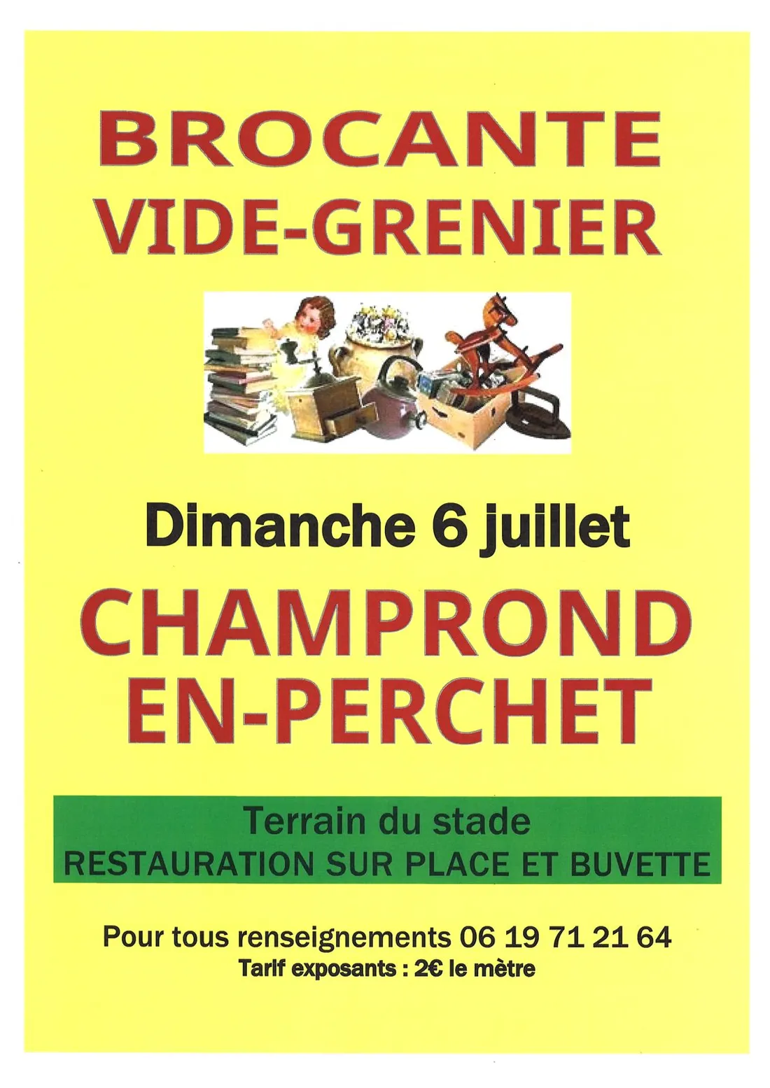 CHAMPROND-EN-PERCHET - Brocante Vide-greniers