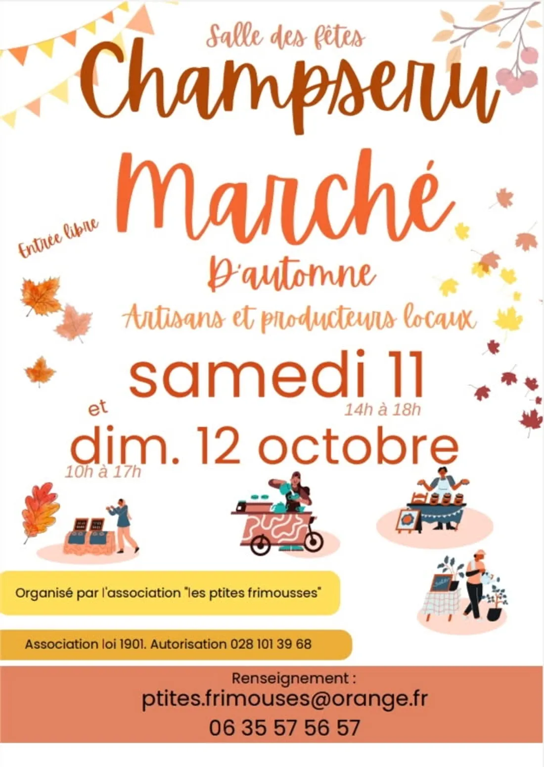 CHAMPSERU - Marché d'automne, artisans et producteurs locaux