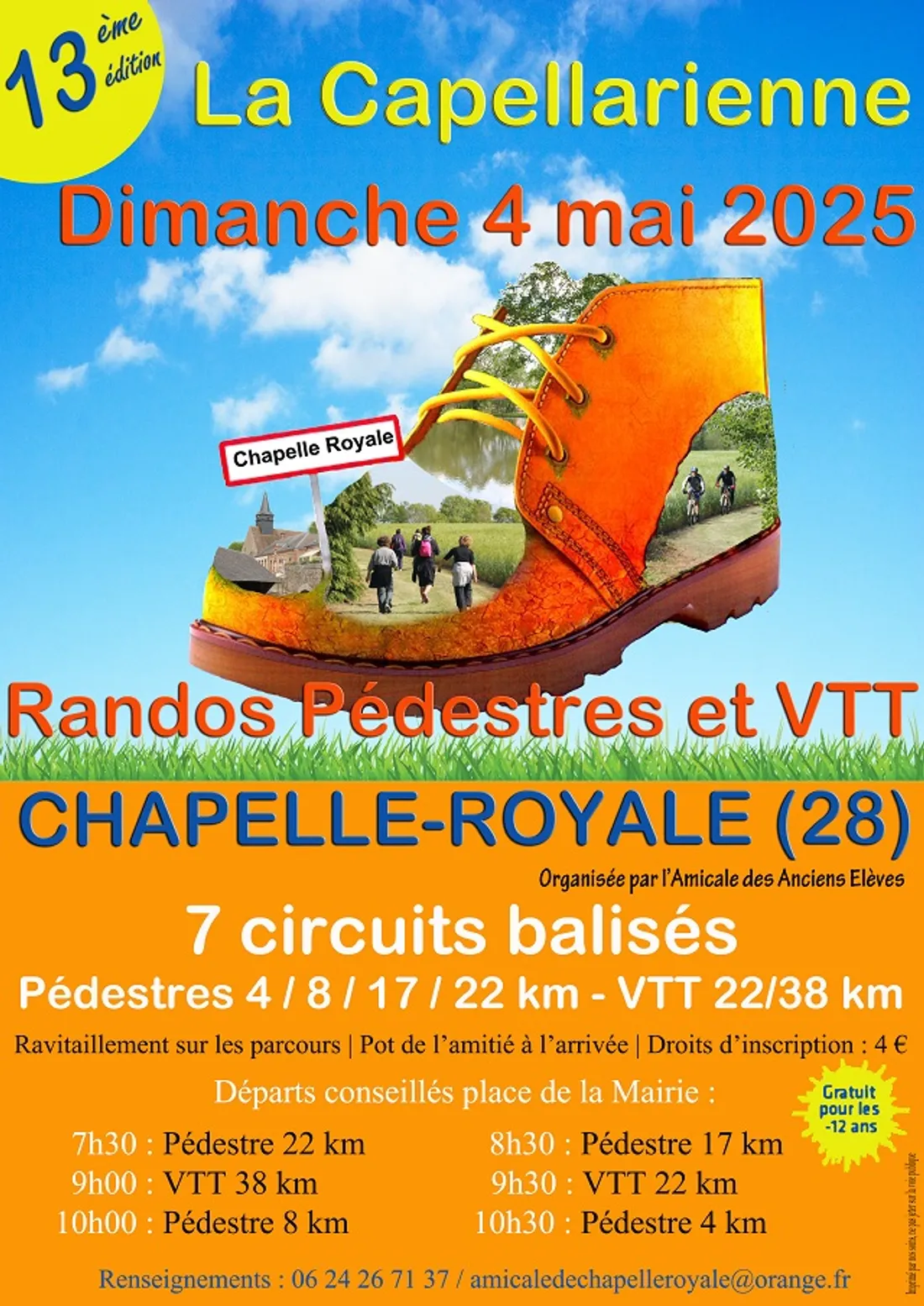 CHAPELLE-ROYALE - Randonnée pédestre et VTT La Capellarienne
