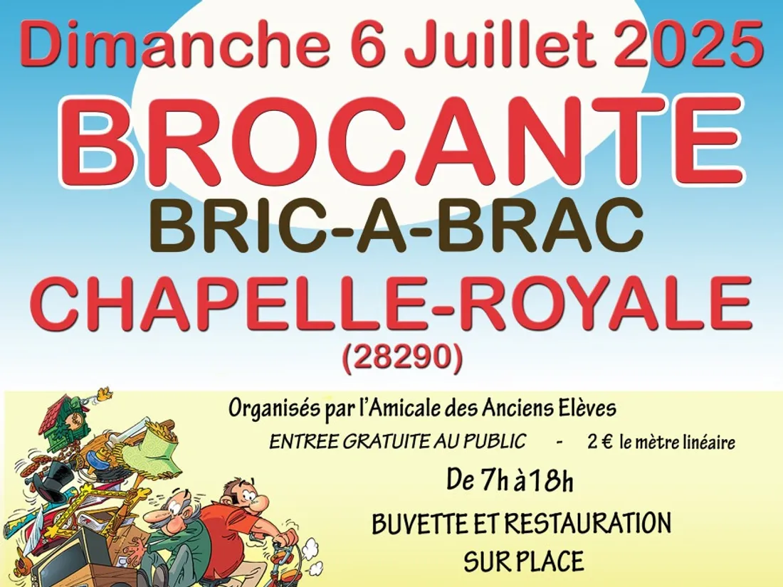 CHAPELLE-ROYALE - Brocante de l'Amicale des Anciens Élèves