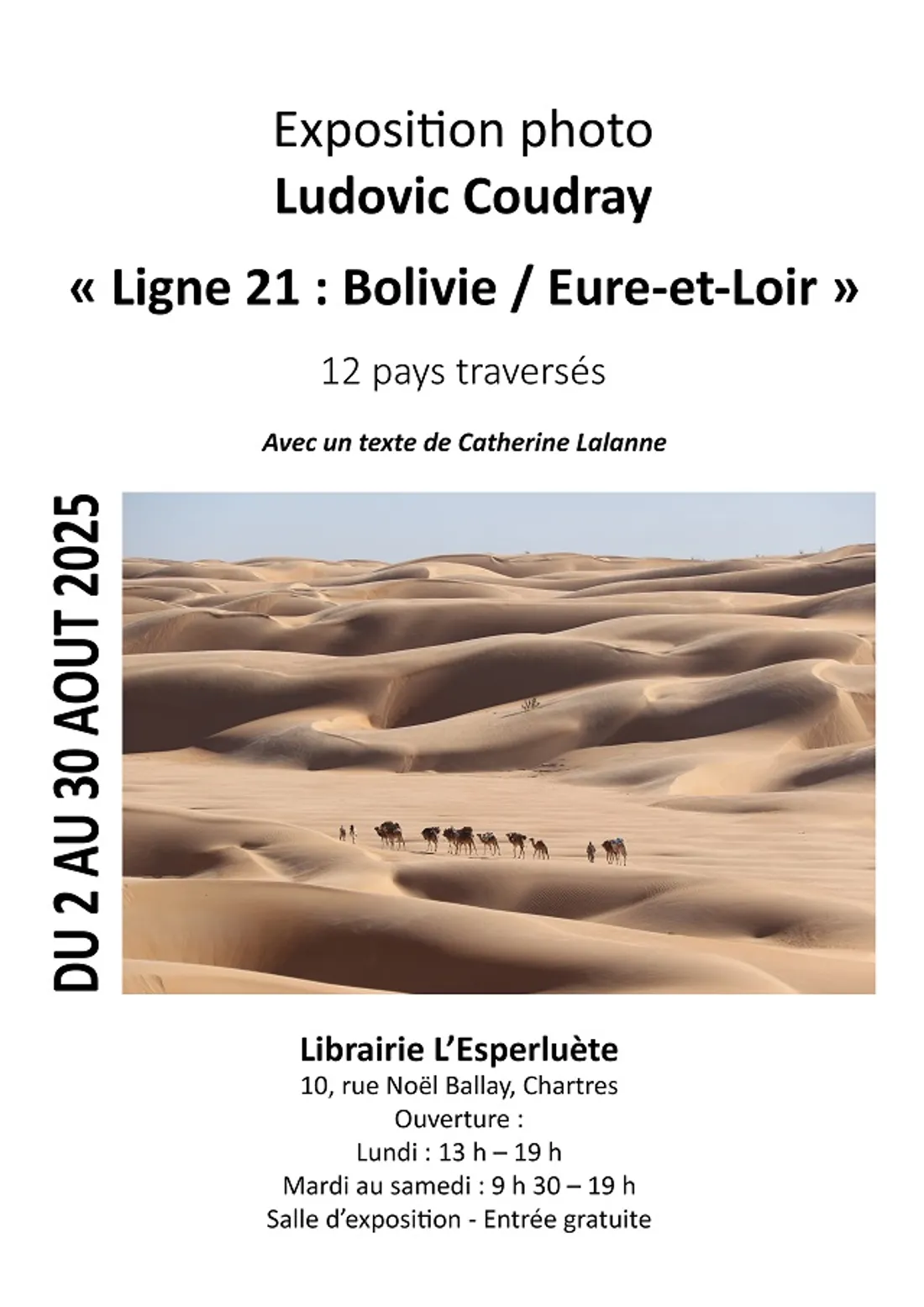CHARTRES - Exposition : Ligne 21 : Bolivie - Eure-et-Loir