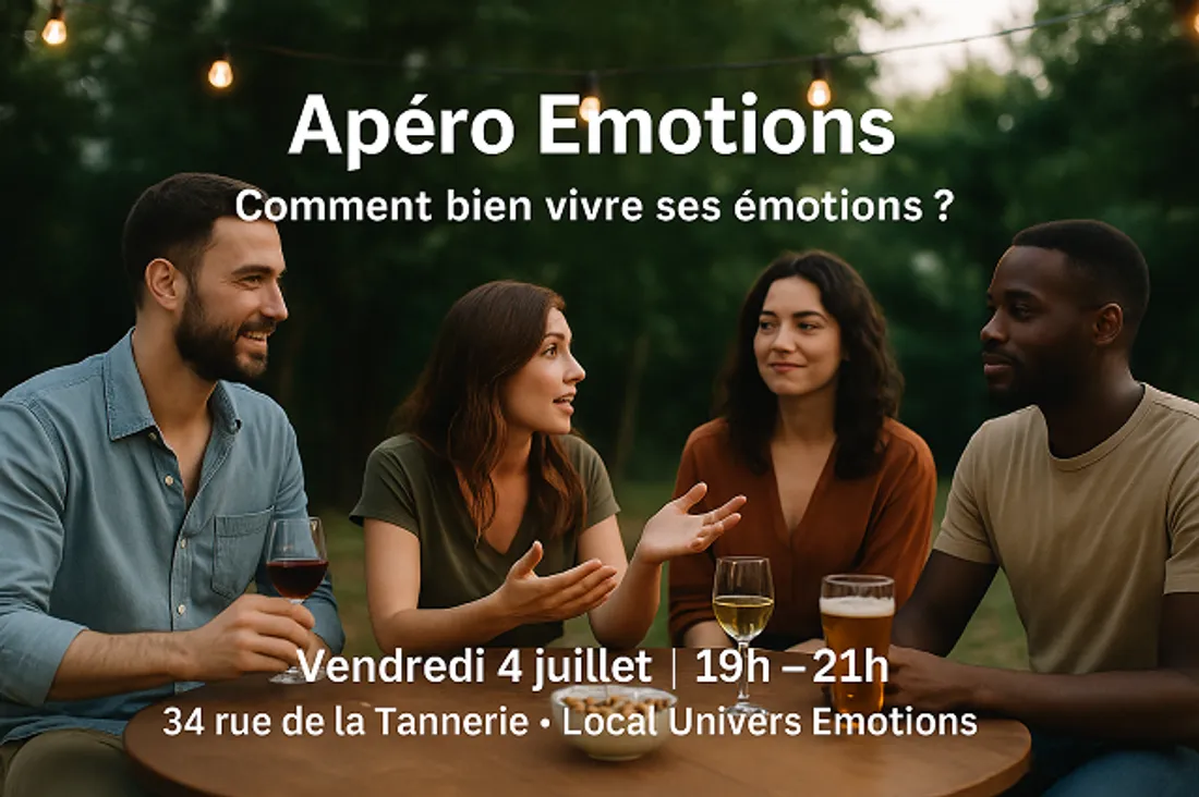 CHARTRES - Apéro Émotions : Un temps d’échange pour mieux comprendre et vivre ses émotions