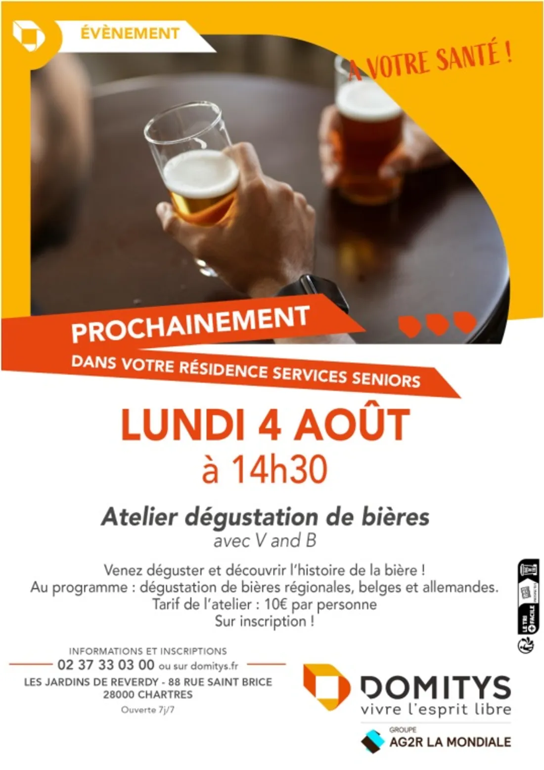 CHARTRES - Atelier dégustation de bières