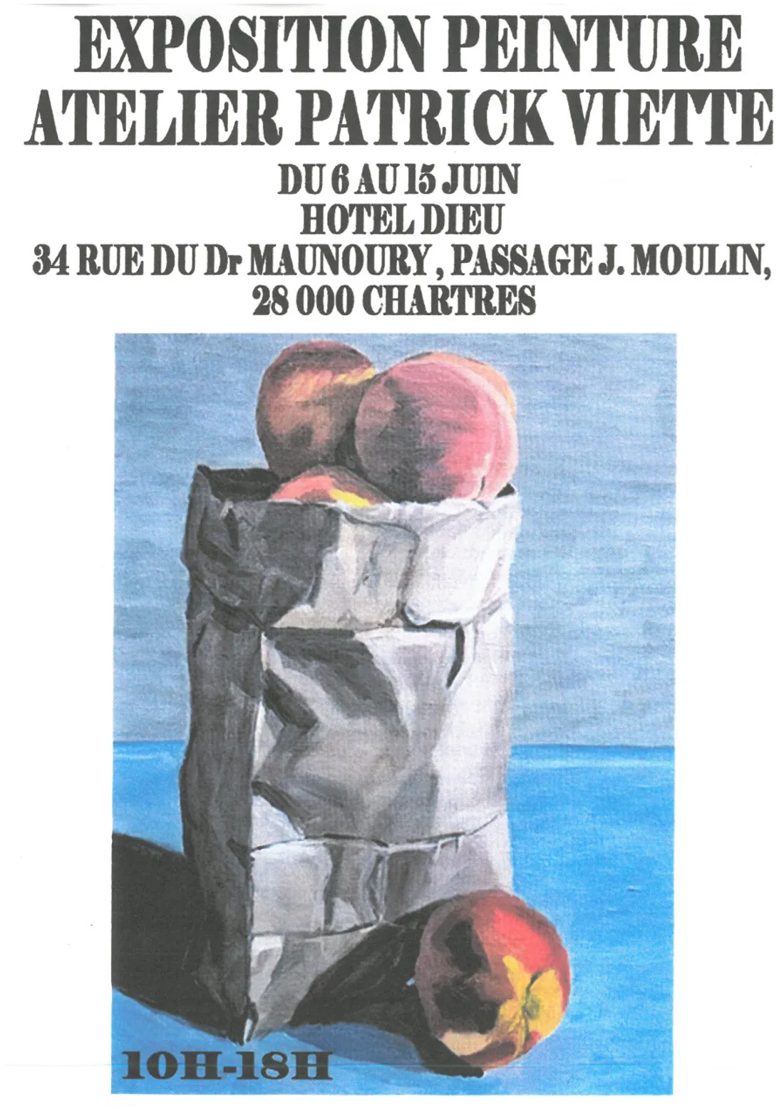 CHARTRES - Exposition : Patrick Viette