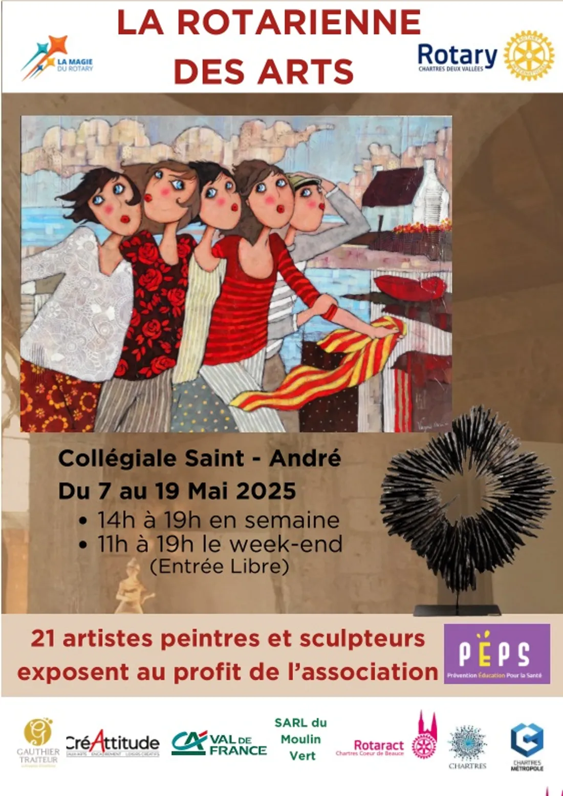 CHARTRES - Exposition : La Rotarienne des Arts