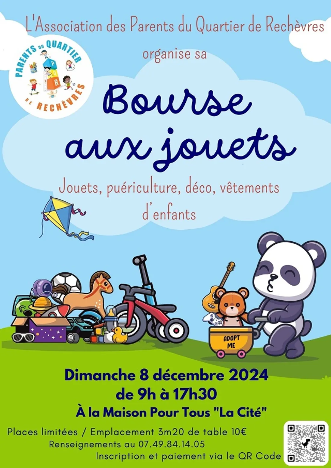 CHARTRES - Bourse aux jouets de l'Association des Parents du Quartier de Rechèvres