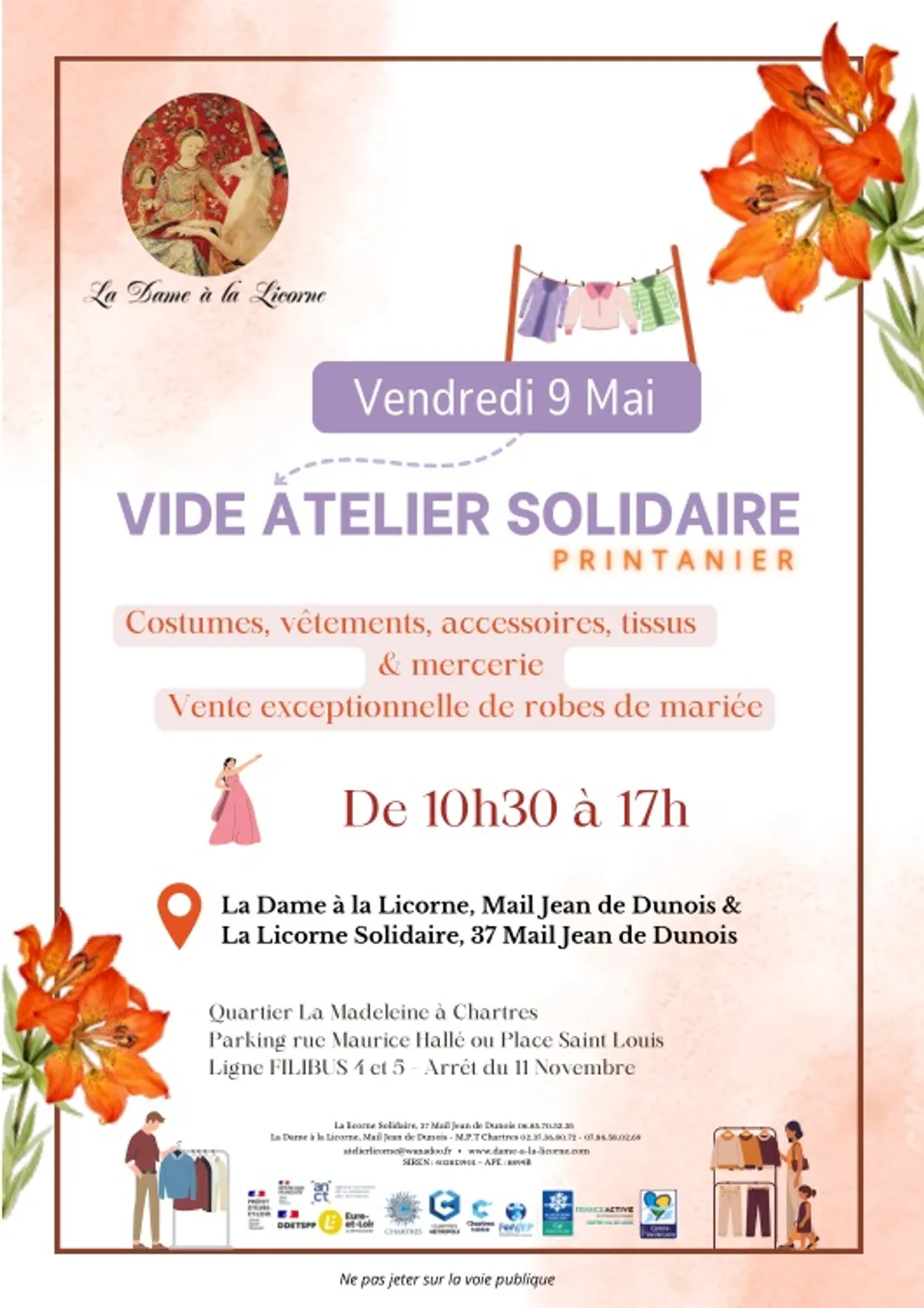 CHARTRES - Vide atelier de la Dame à la Licorne