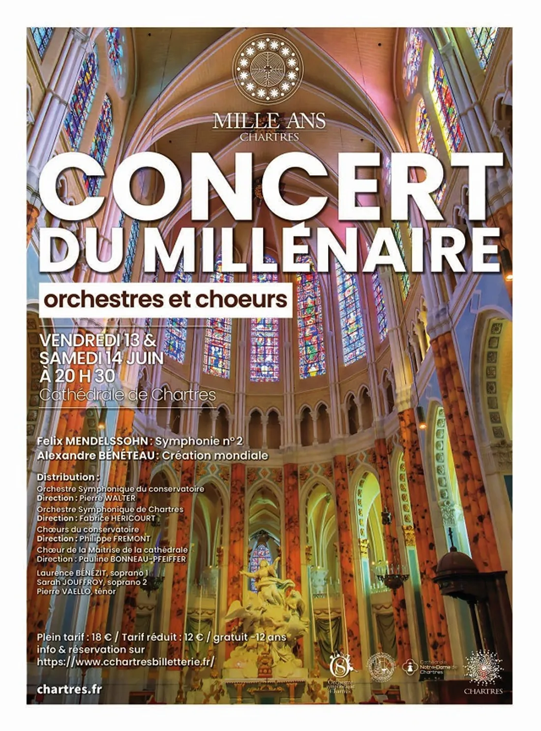 CHARTRES - Concert du Millénaire