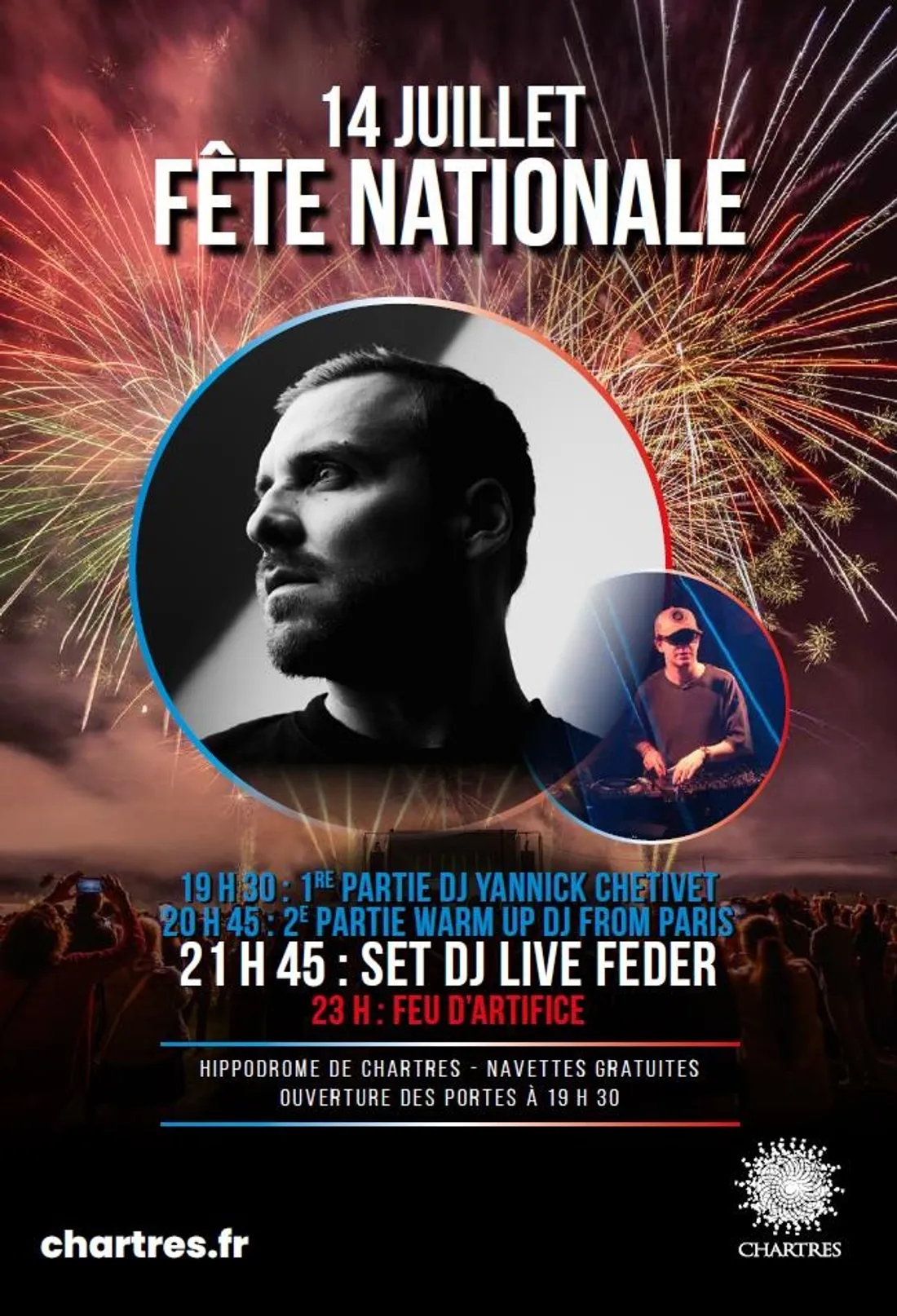 CHARTRES - Fête Nationale : Set DJ Live Feder