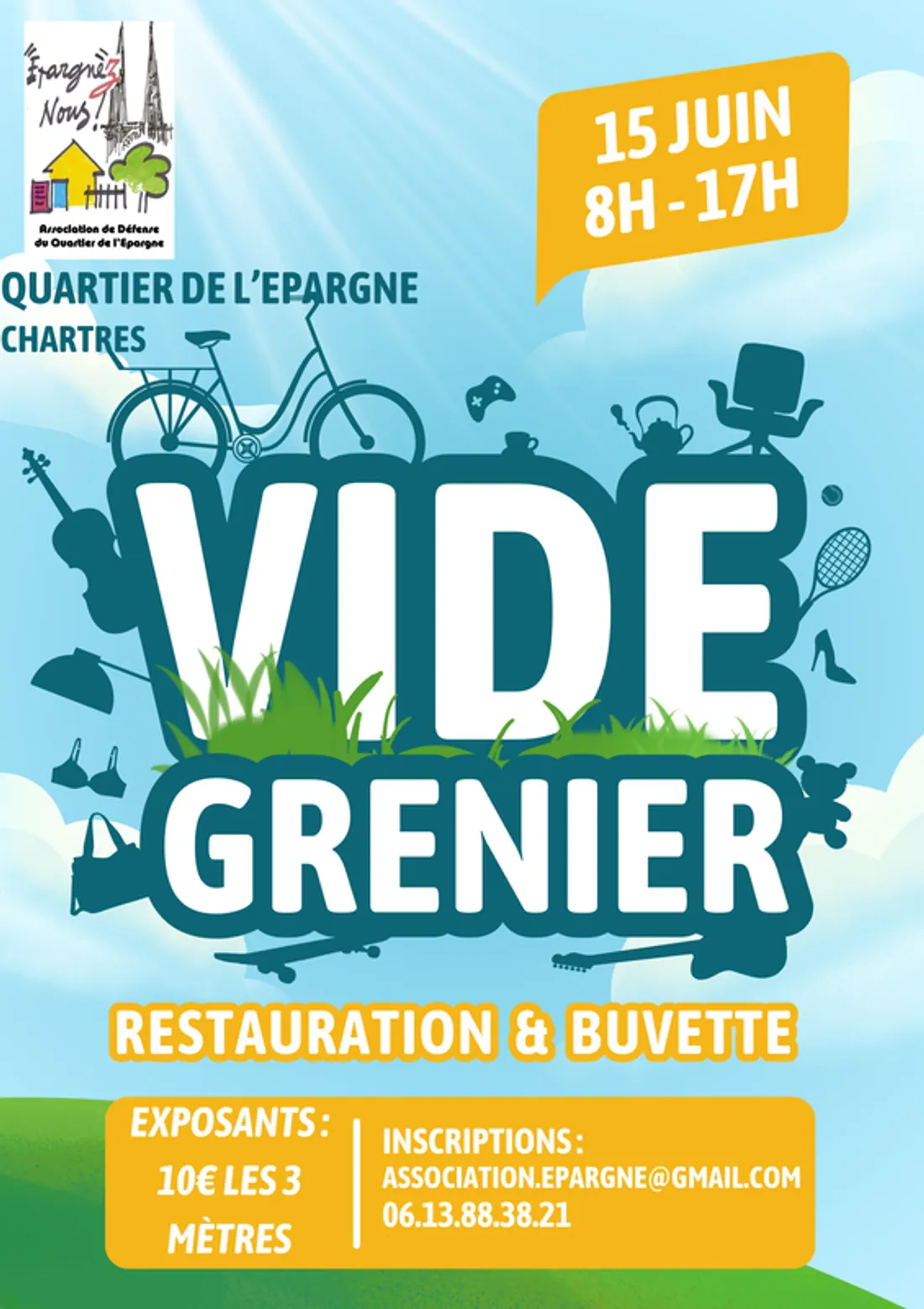 CHARTRES - Vide-greniers Quartier de l’Épargne