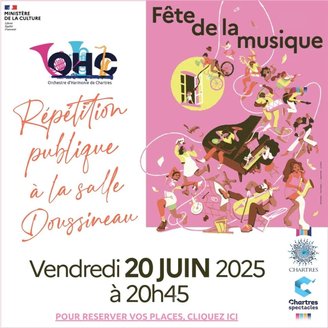 CHARTRES - Répétition publique de l'Orchestre d'Harmonie