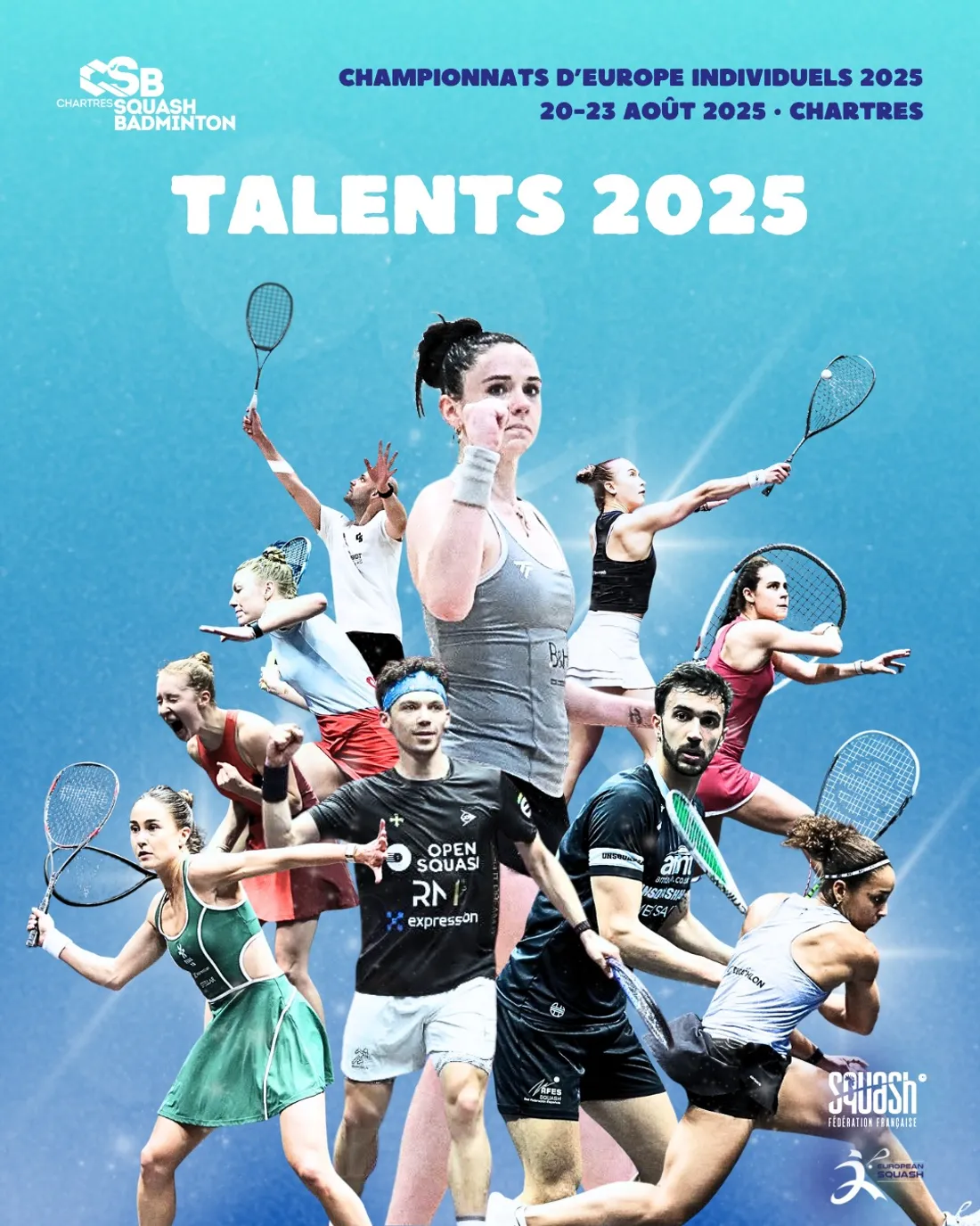 CHARTRES - championnats d'Europe de Squash