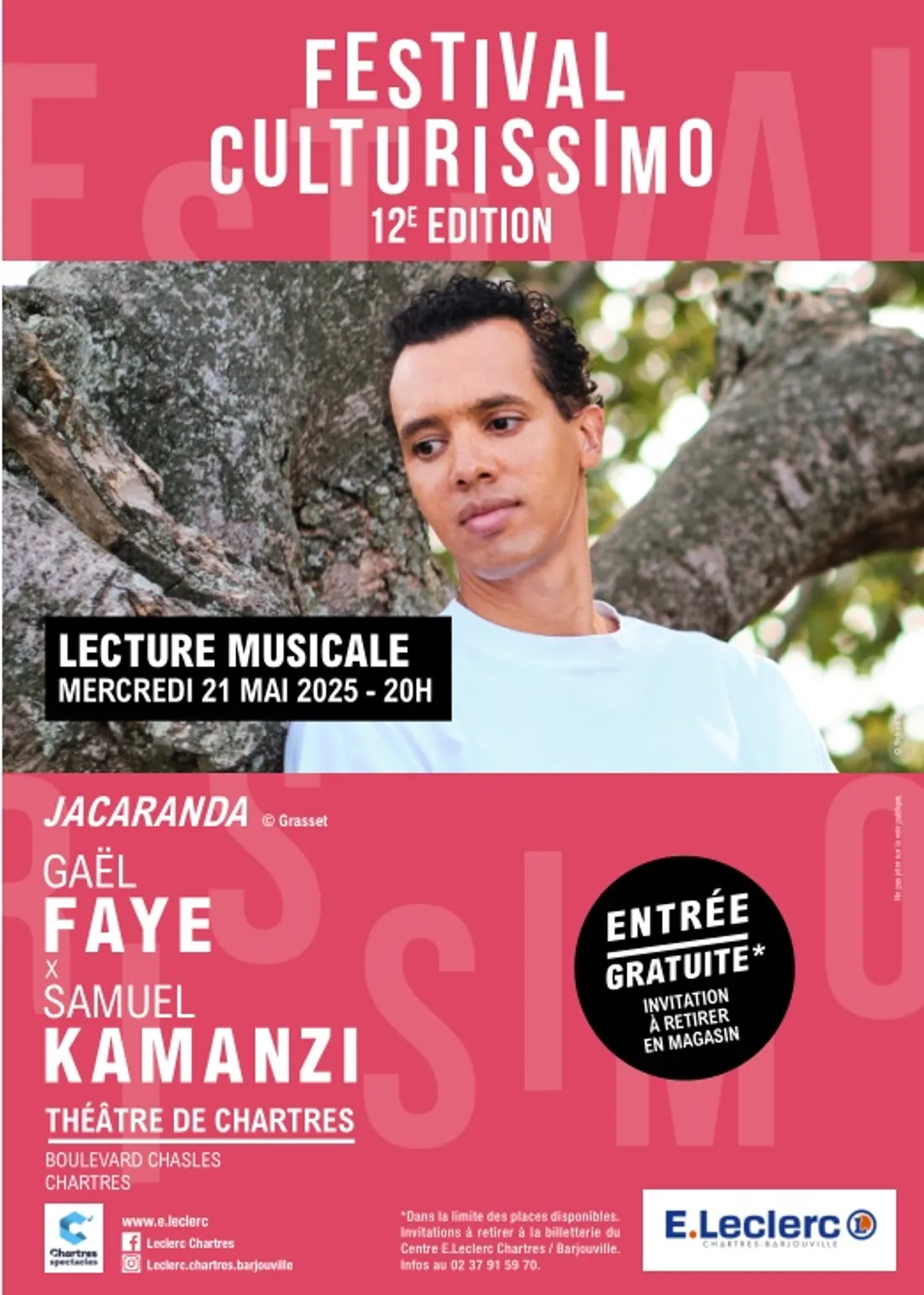 CHARTRES - Lecture musicale : Gaël Faye x Samuel Kamanzi