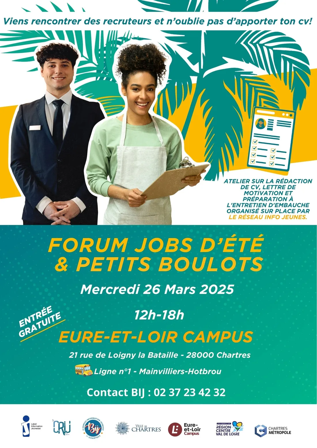 CHARTRES - Forum job d’été