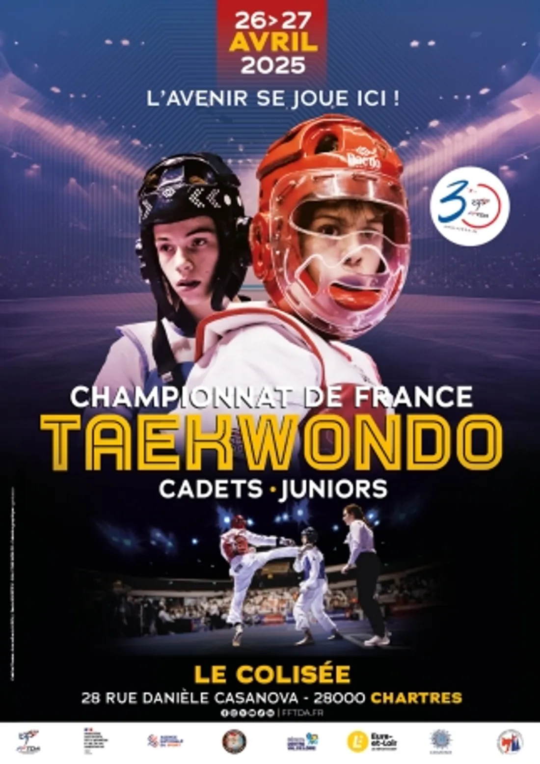 CHARTRES - Championnat de France taekwondo cadets et juniors