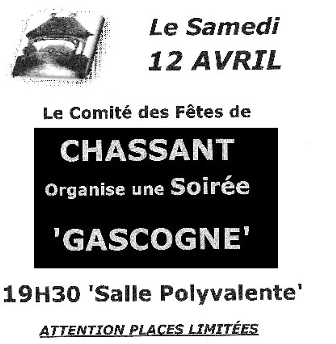 CHASSANT - Soirée Cascogne du comité des fêtes