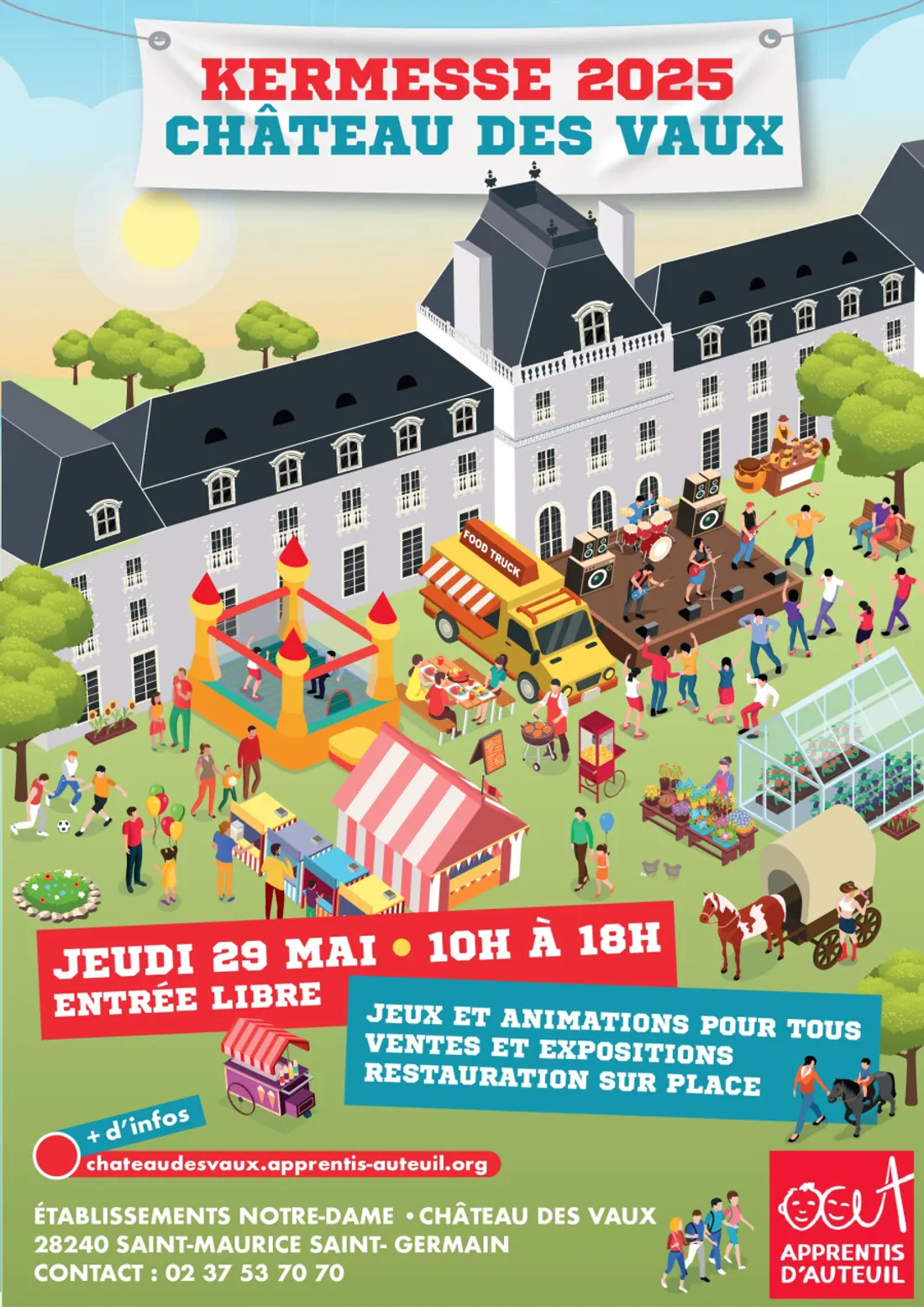 SAINT-MAURICE-SAINT-GERMAIN - Kermesse du château des Vaux
