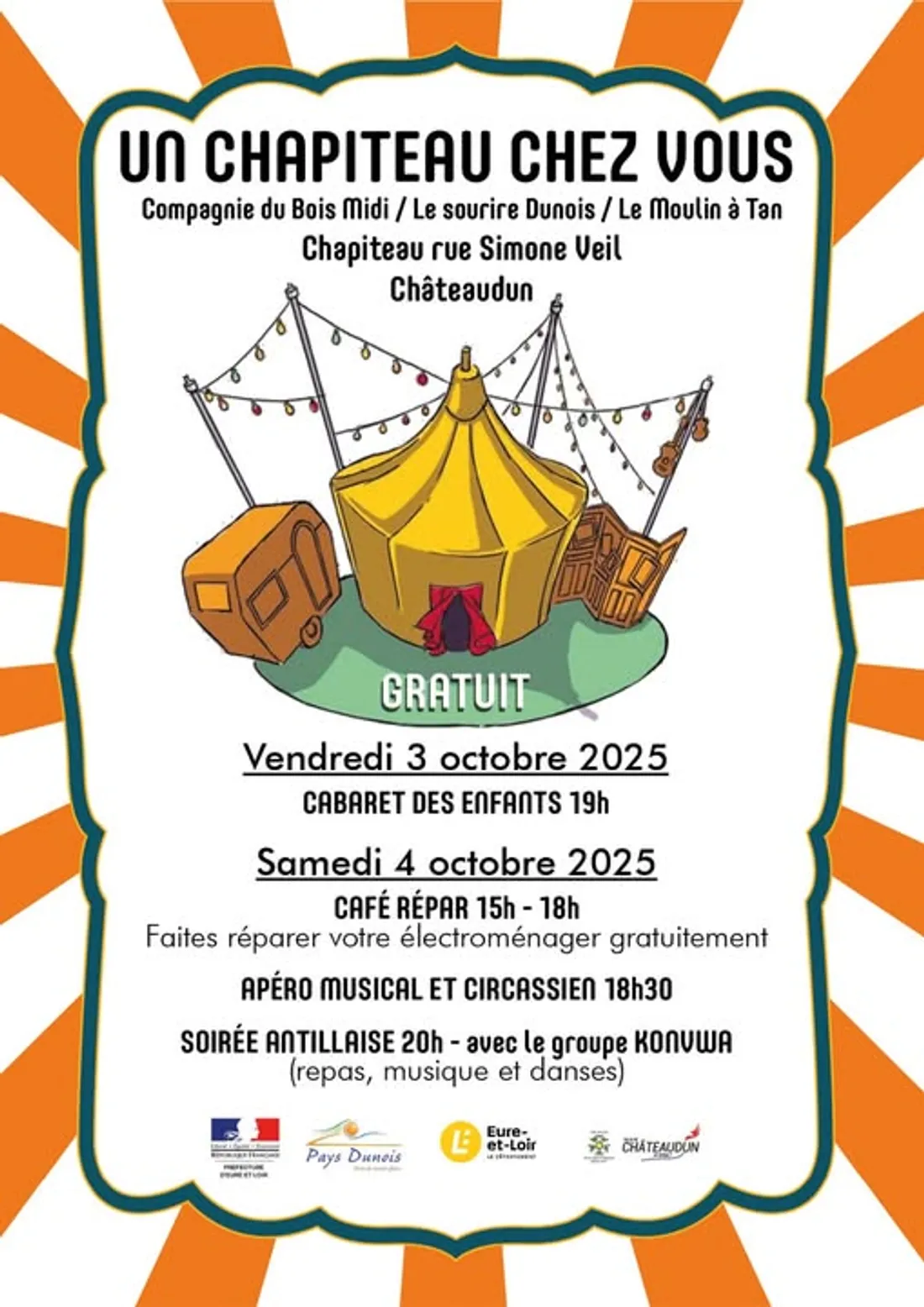 CHÂTEAUDUN - Un chapiteau chez vous