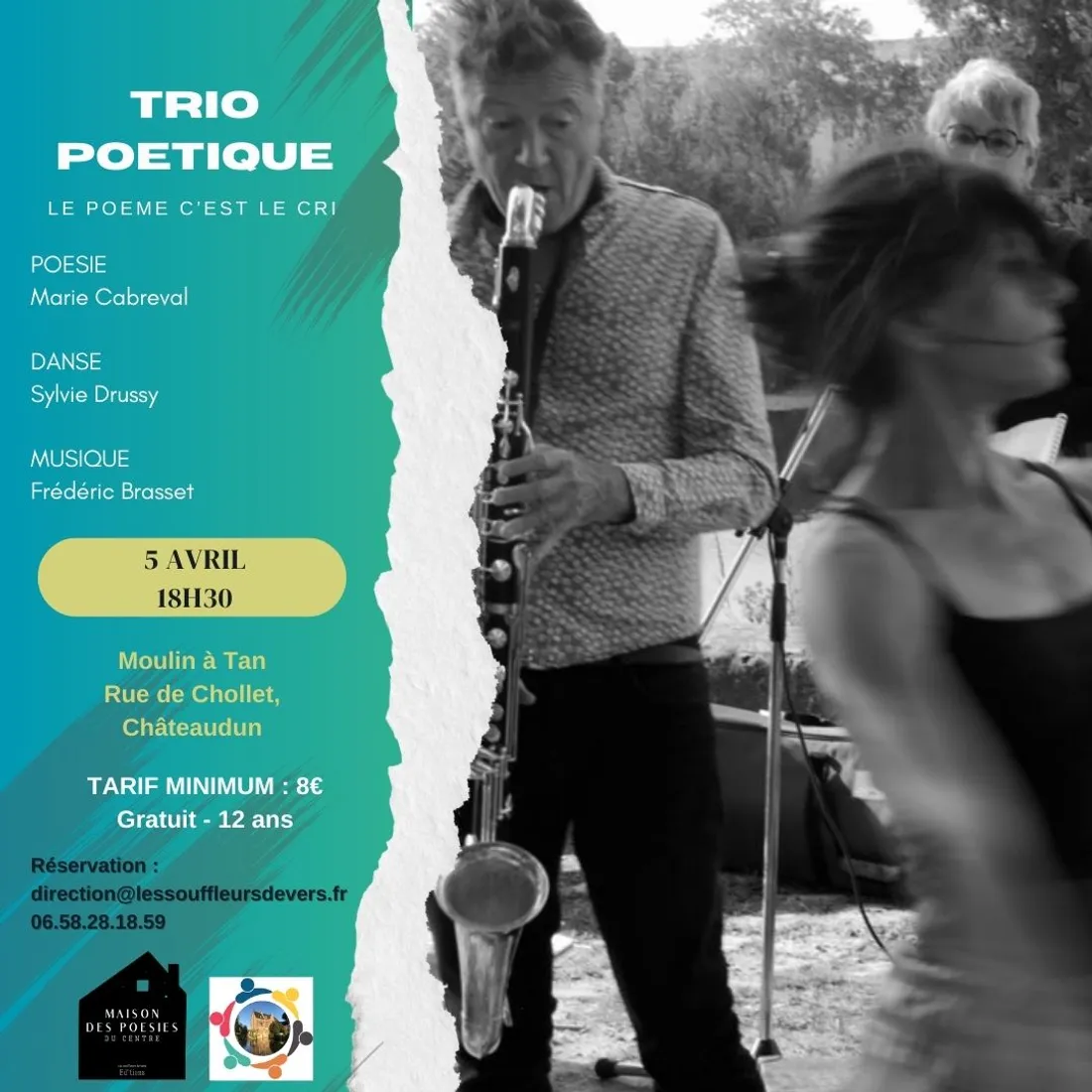 CHÂTEAUDUN - Trio poétique : le poème c'est le cri
