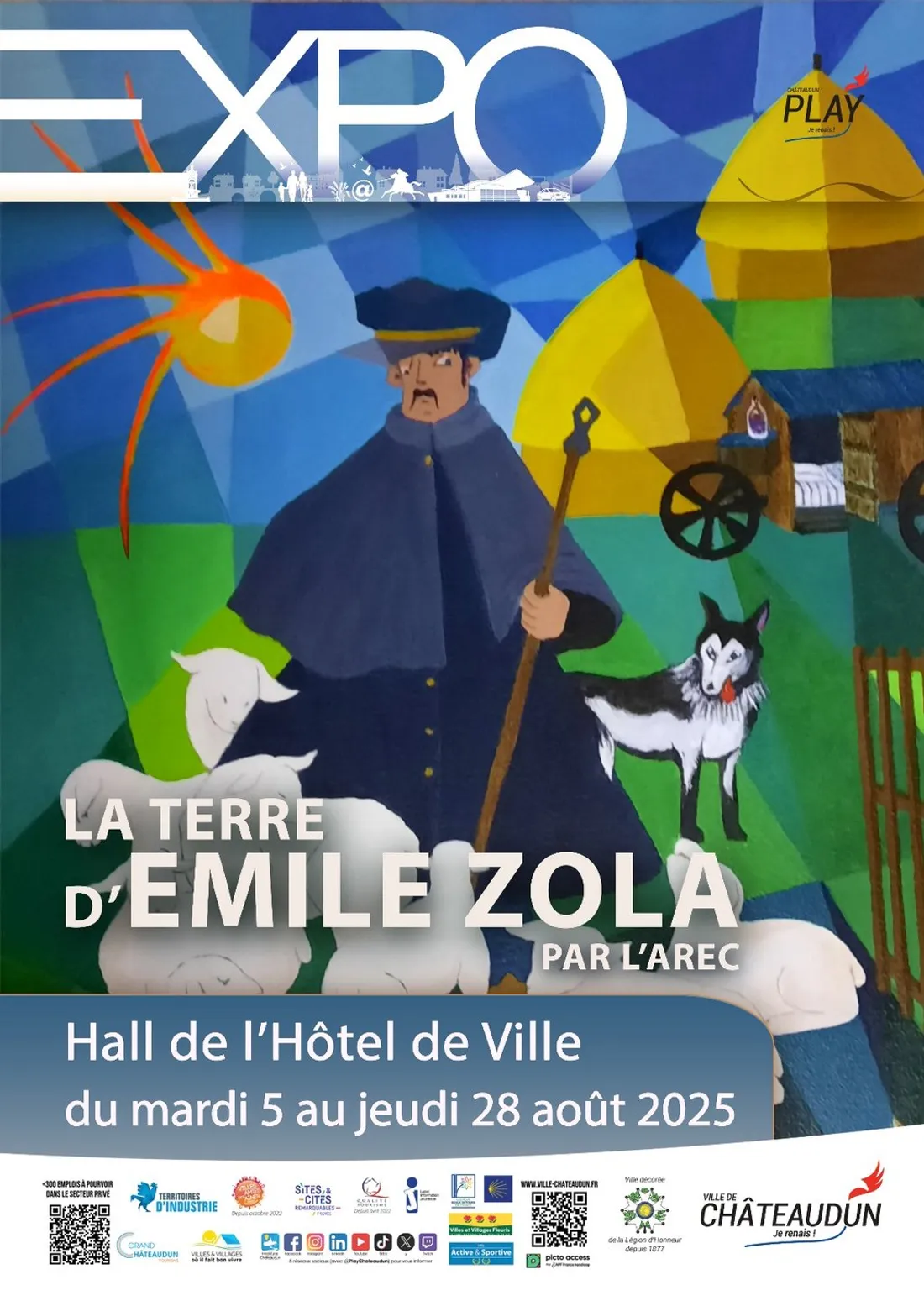 CHÂTEAUDUN - Exposition : La Terre d'Émilie Zola