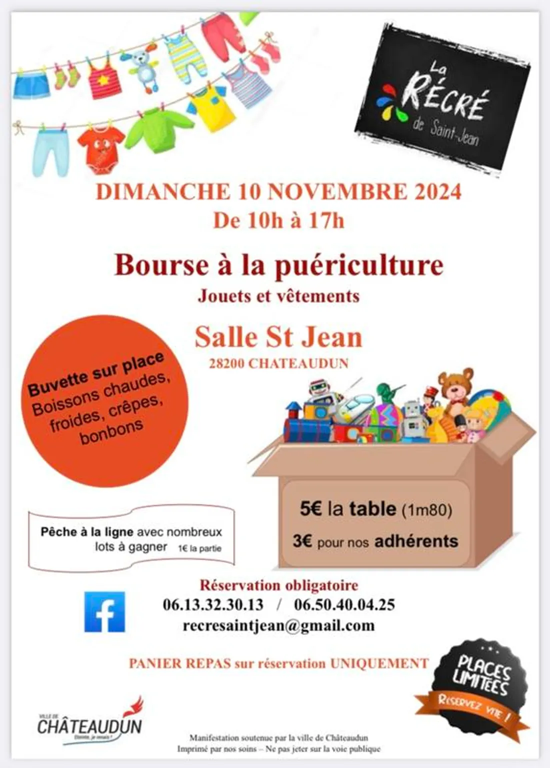 CHÂTEAUDUN - Bourse à la puériculture