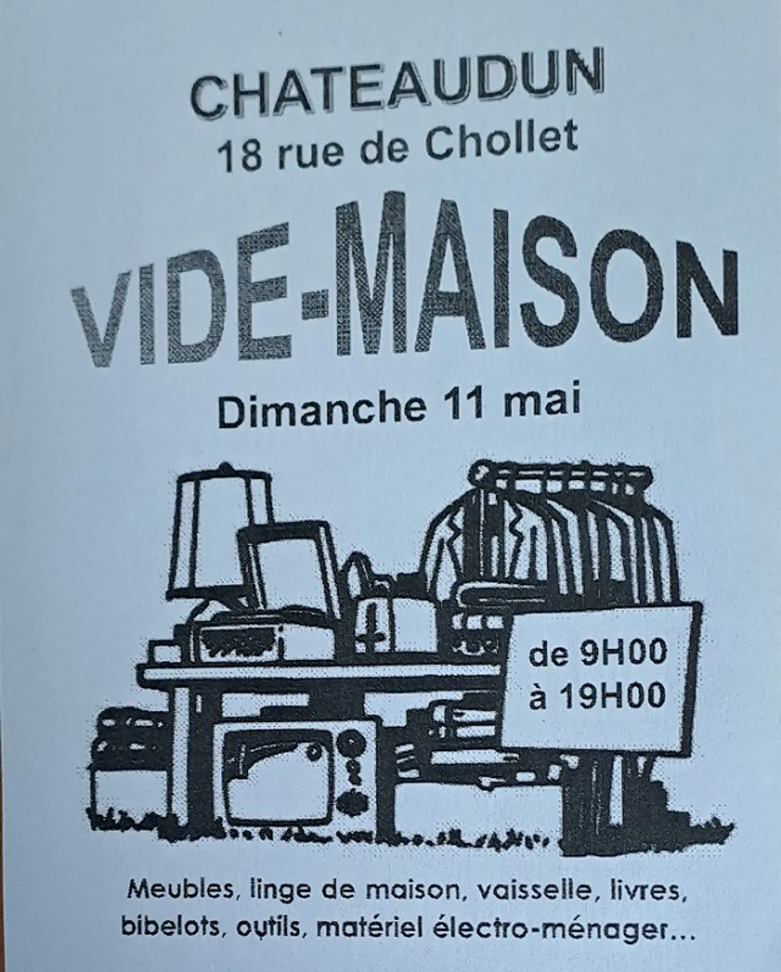 CHÂTEAUDUN - Vide maison