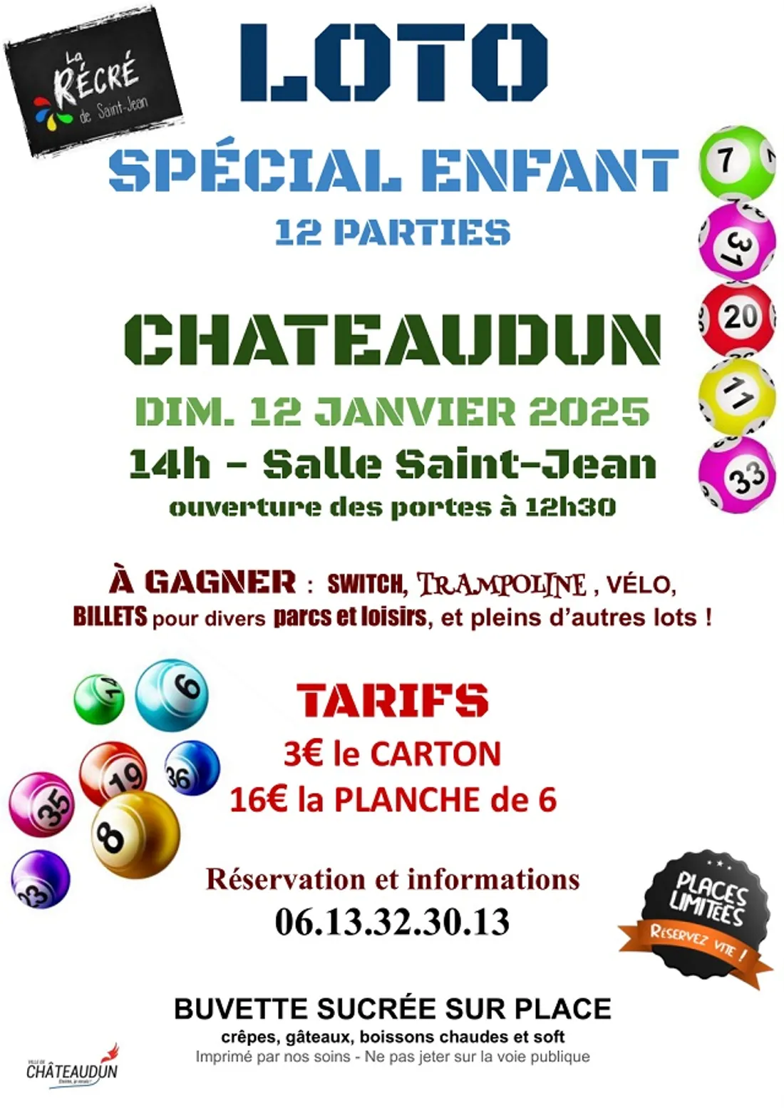 CHÂTEAUDUN - Loto spécial enfant